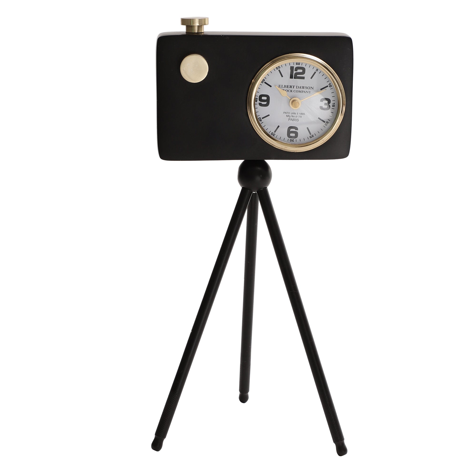 Cameratic Clock in Black