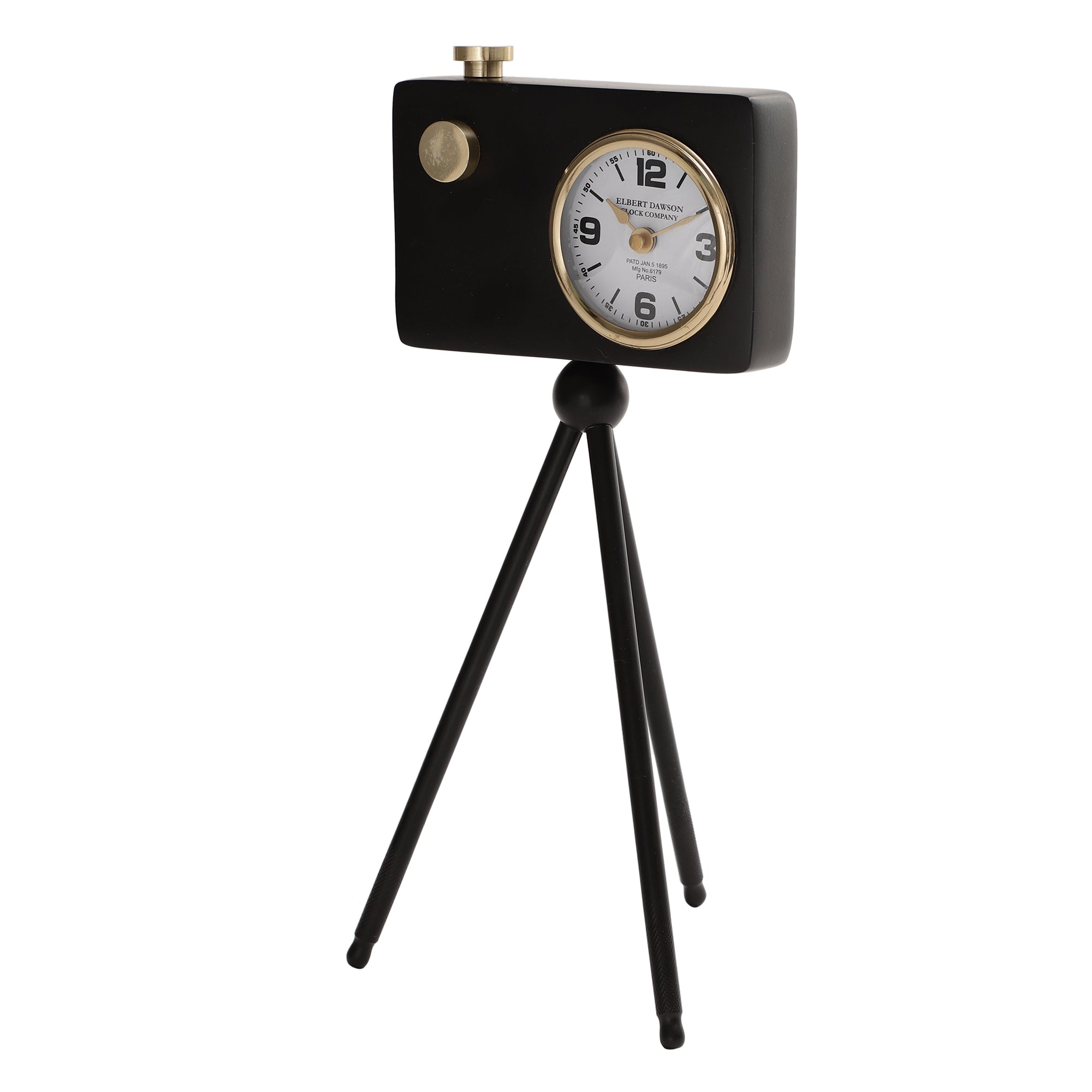 Cameratic Clock in Black