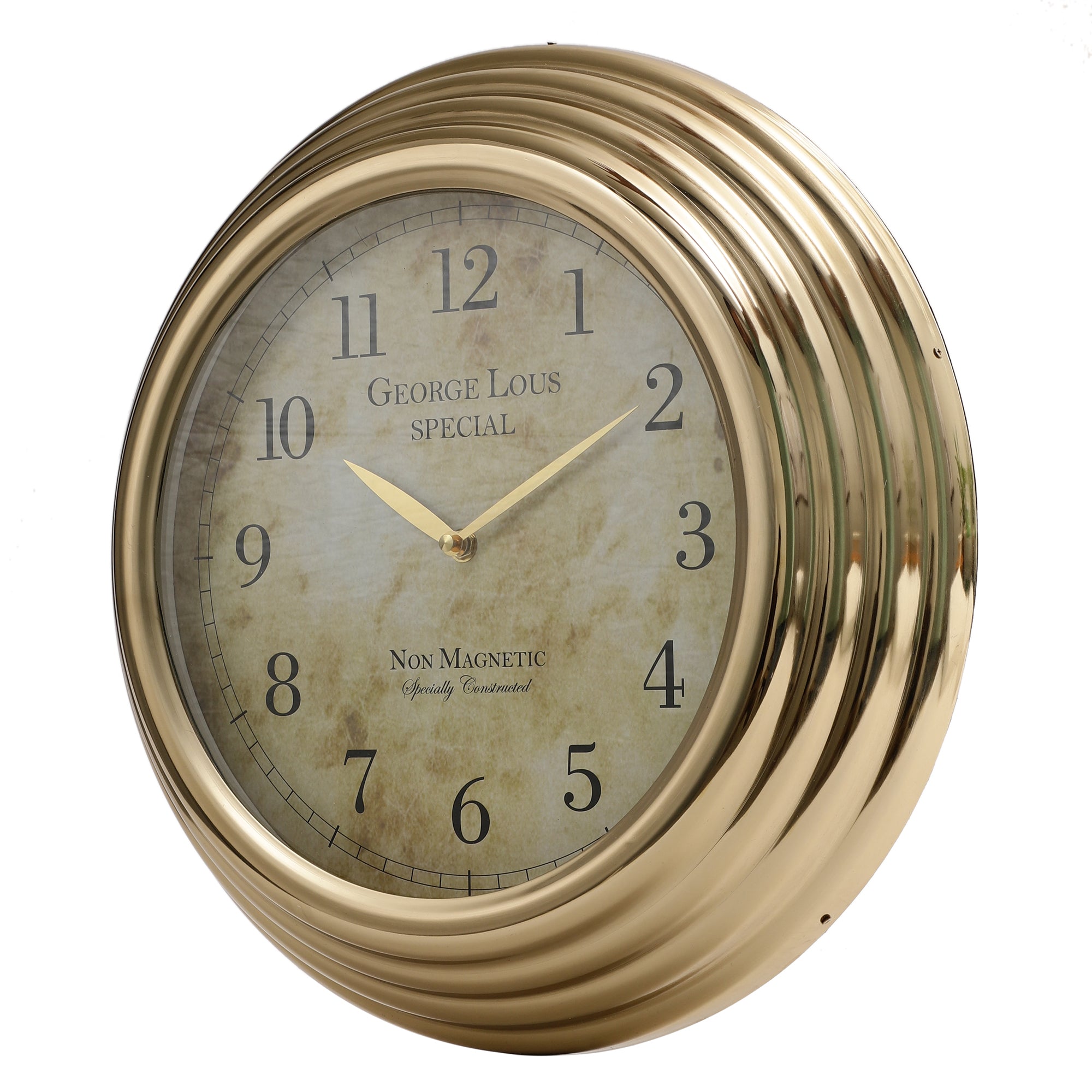 Gilded Rustic Wall Clock