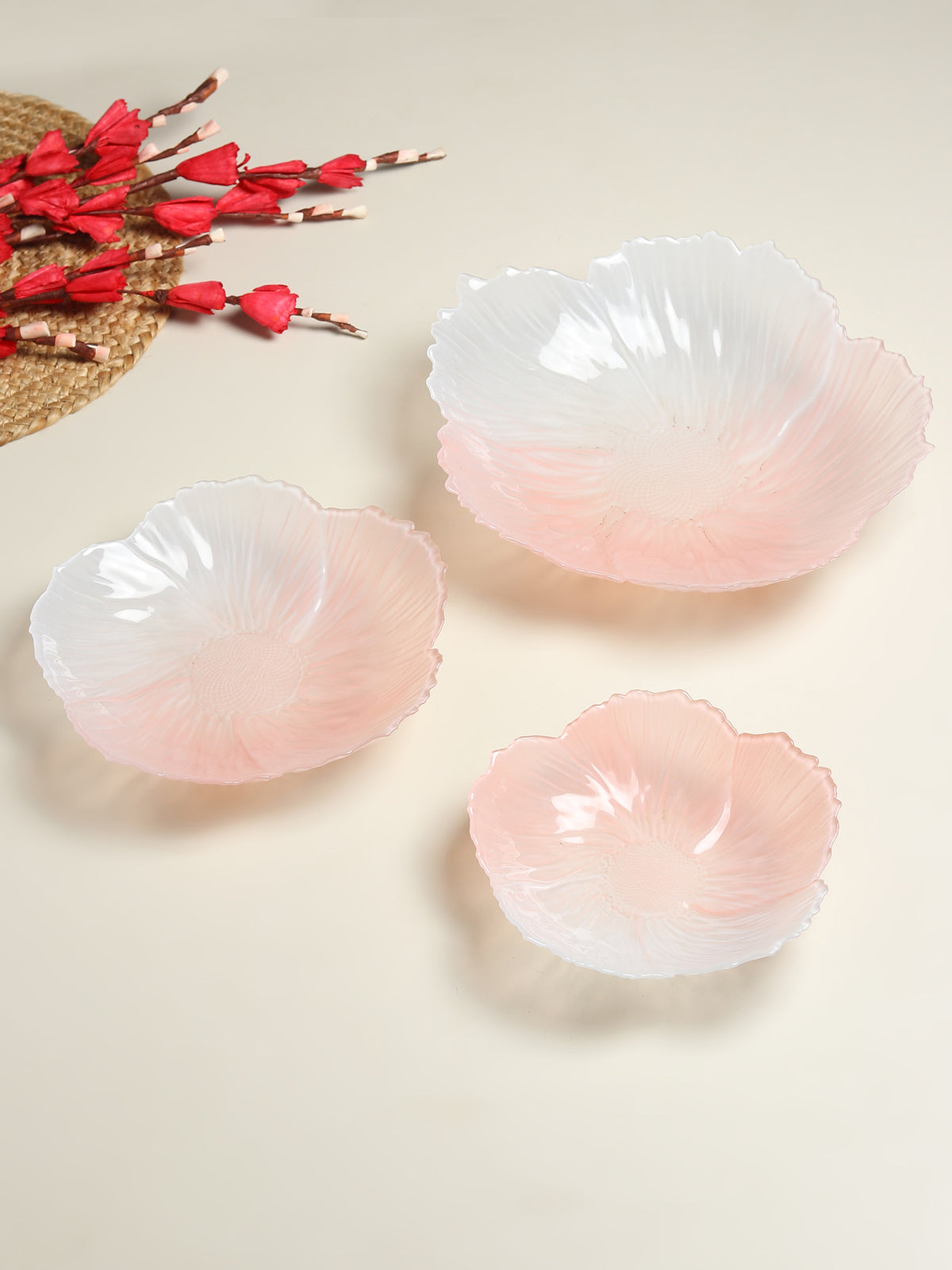 Harlequin Glass Bowl Set