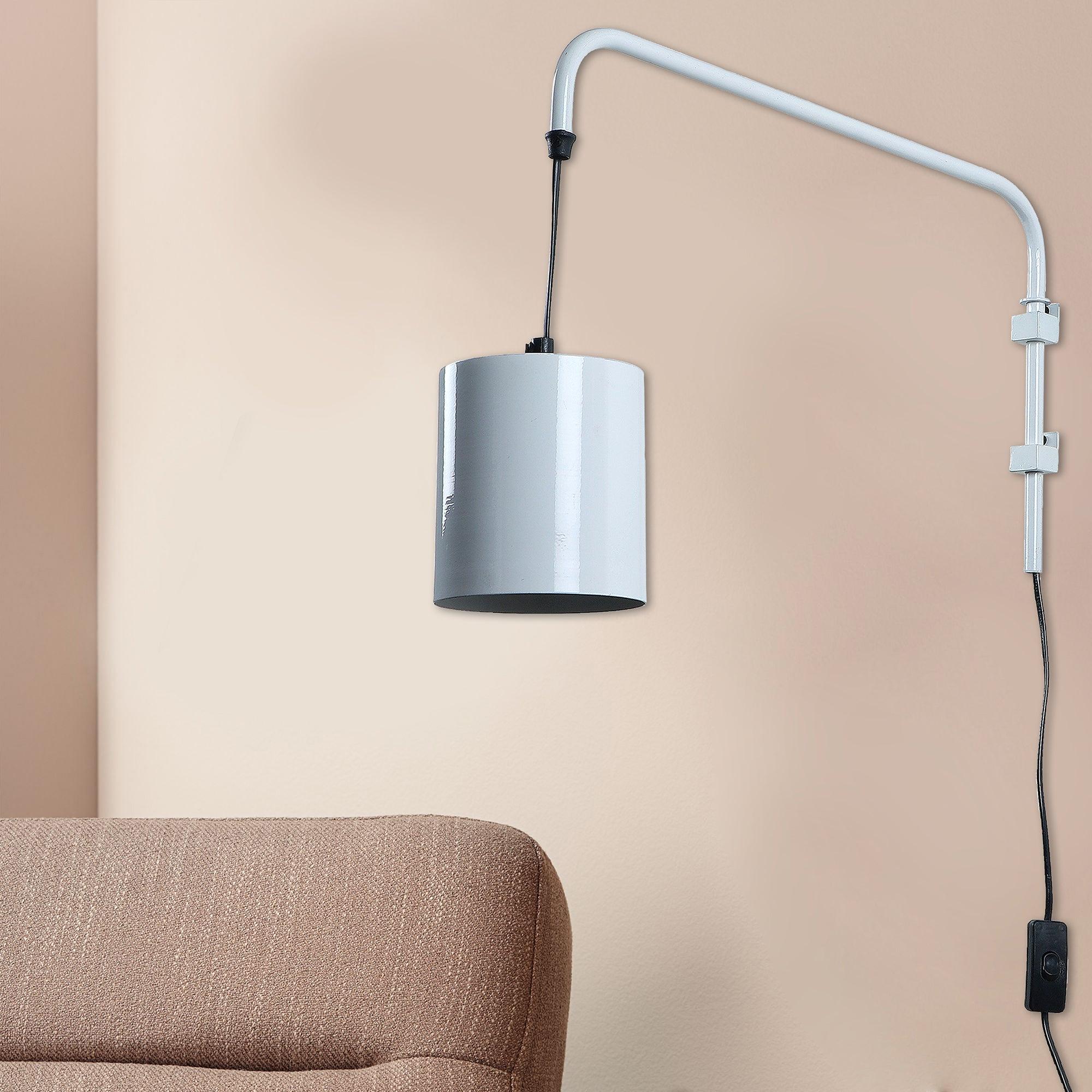 Cicero White Metal Wall Light by SS Lightings - Ouch Cart 