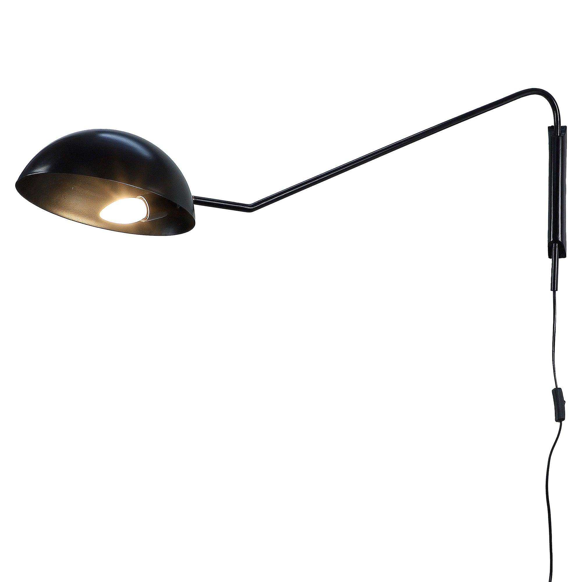 Swiveling Black Metal Wall Light by SS Lightings - Ouch Cart 