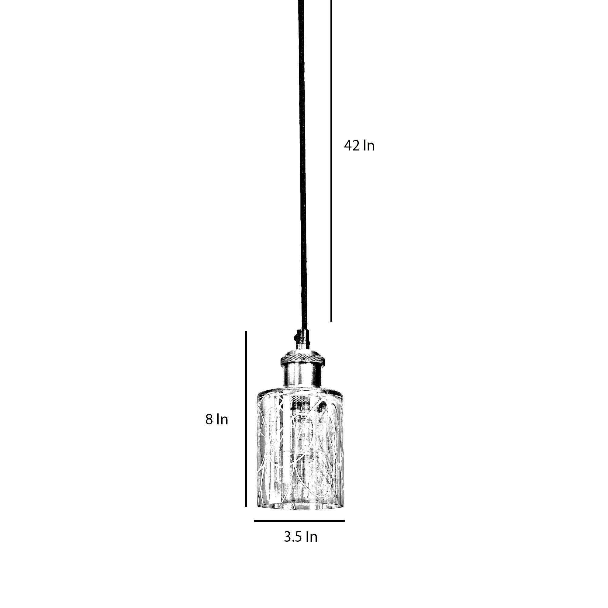 Dexter Transparent Glass Hanging Light by SS Lightings - Ouch Cart 