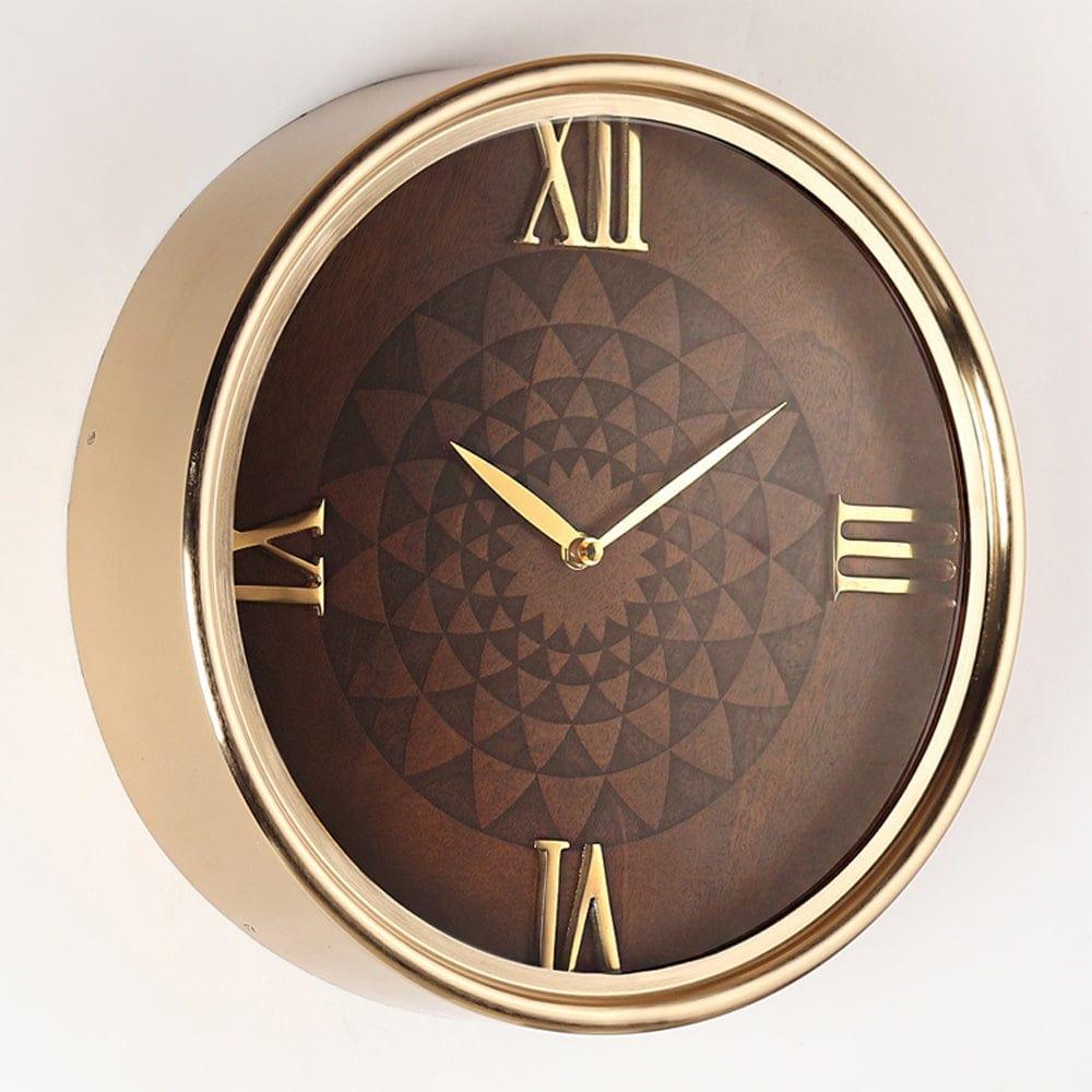 Luxe Woodcraft Wall Clock - Ouch Cart 