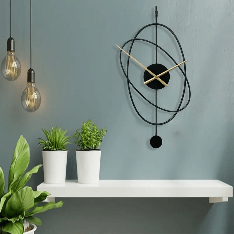 CRISS CROSS WALL CLOCK - Ouch Cart 