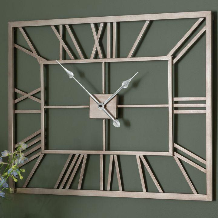 FULL SQUARE WALL CLOCK - Ouch Cart 