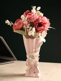 Isolde Fleur Big Pink Porcelain Vase