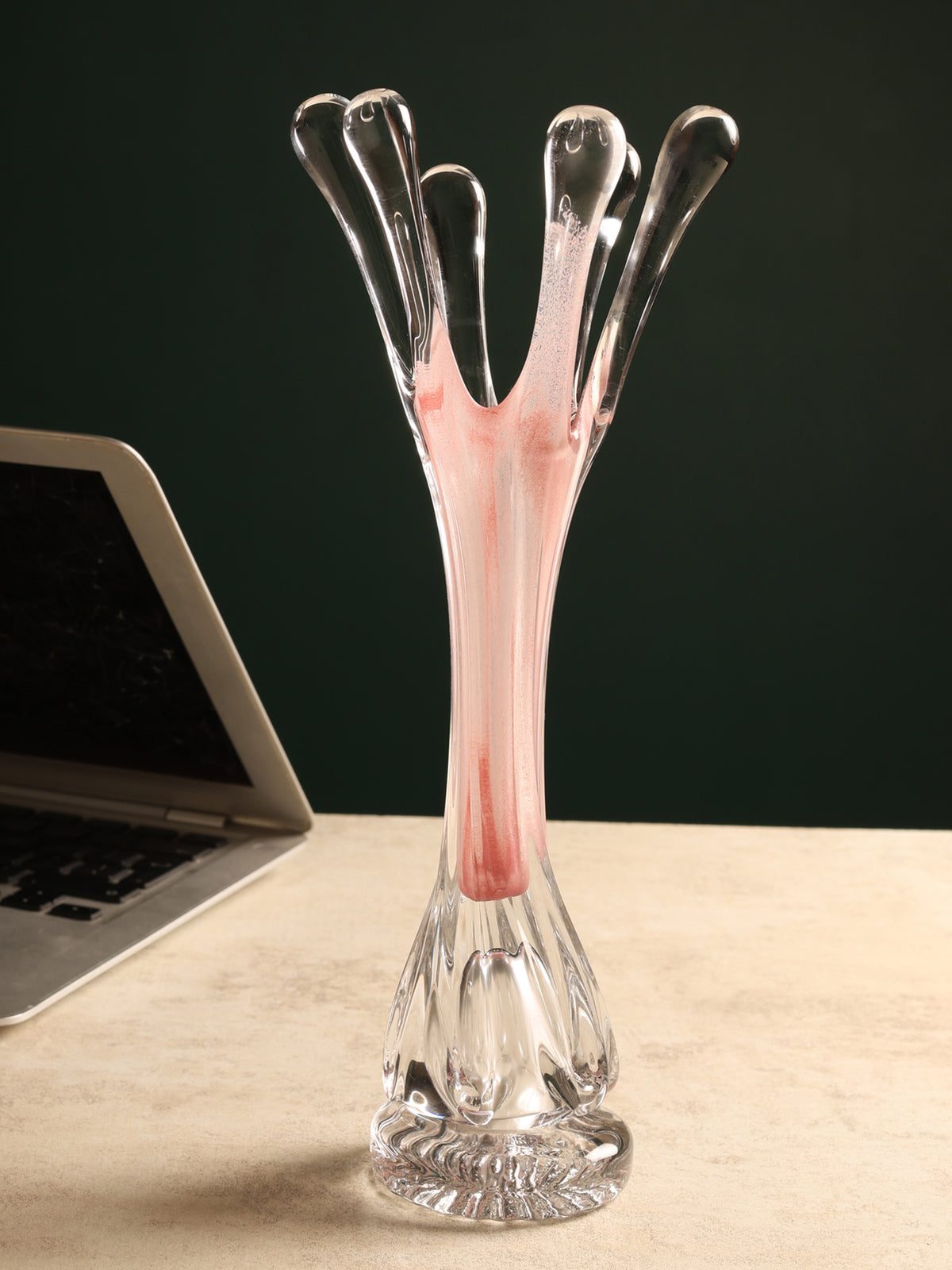 Cascade Crystal Vase
