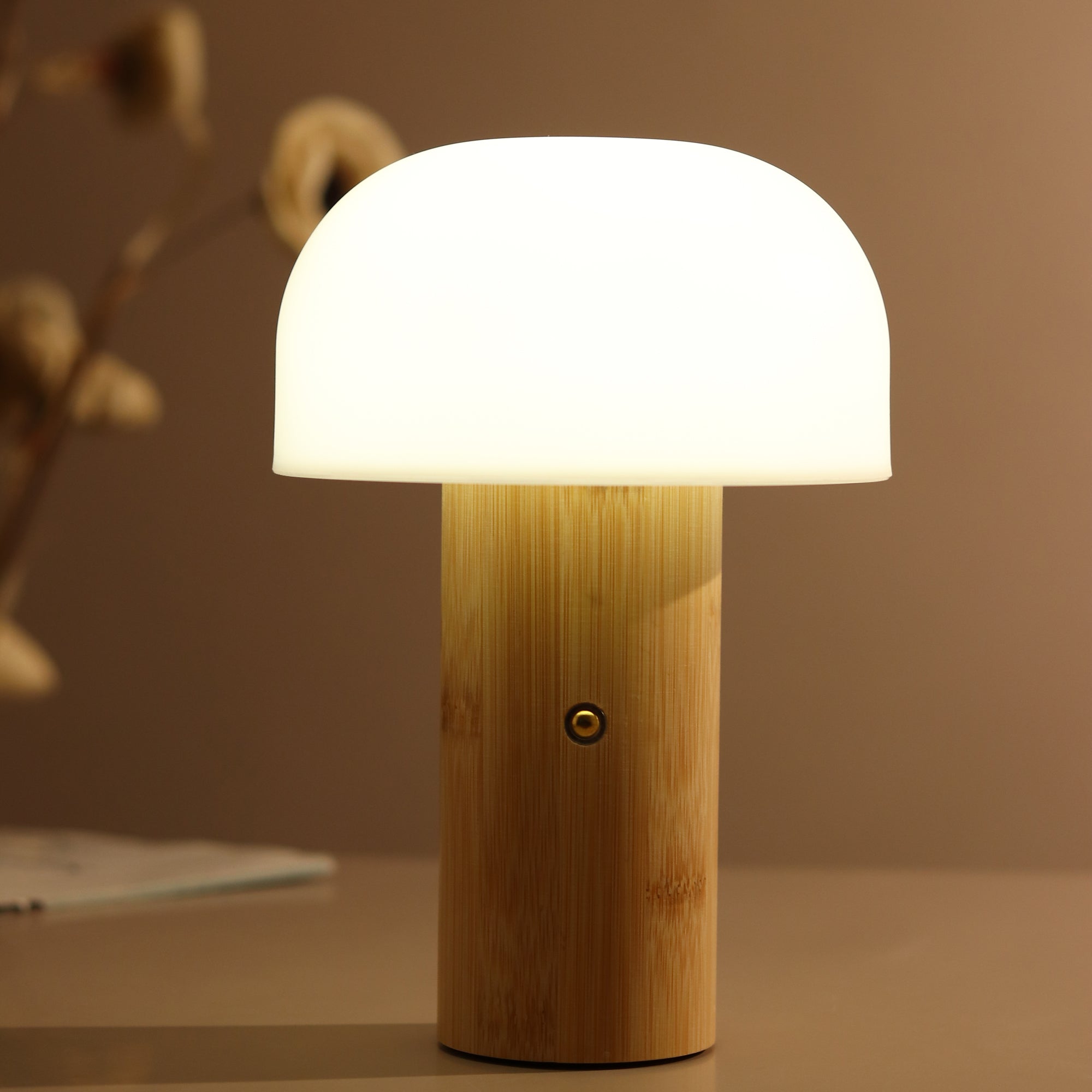 Mush Wood Lamp - OUCHCART | Study lamp