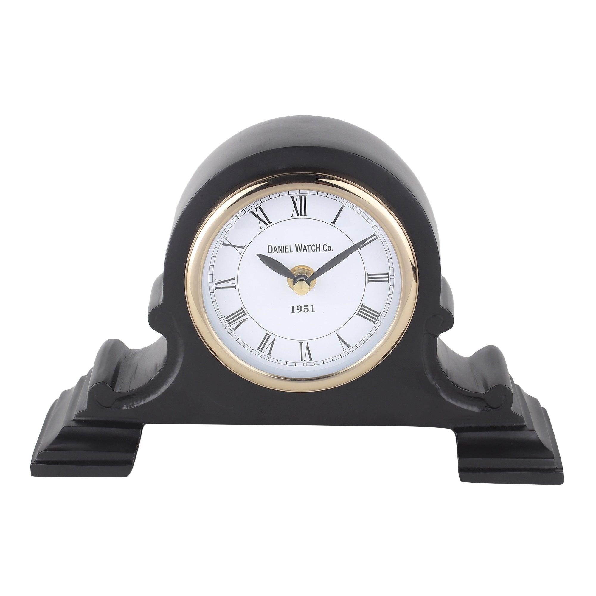 Arcadian Arc Table Clock in Gold - Ouch Cart 