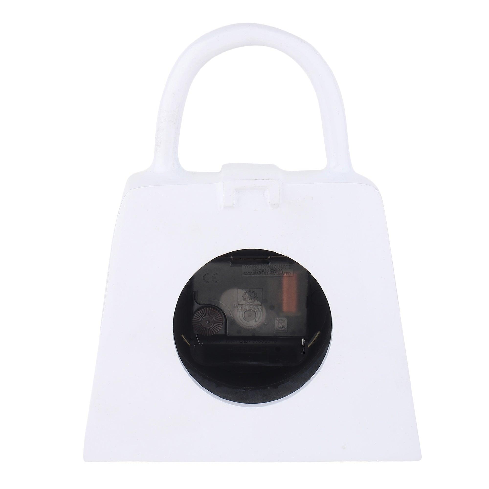 Bag of Time Table clock in White