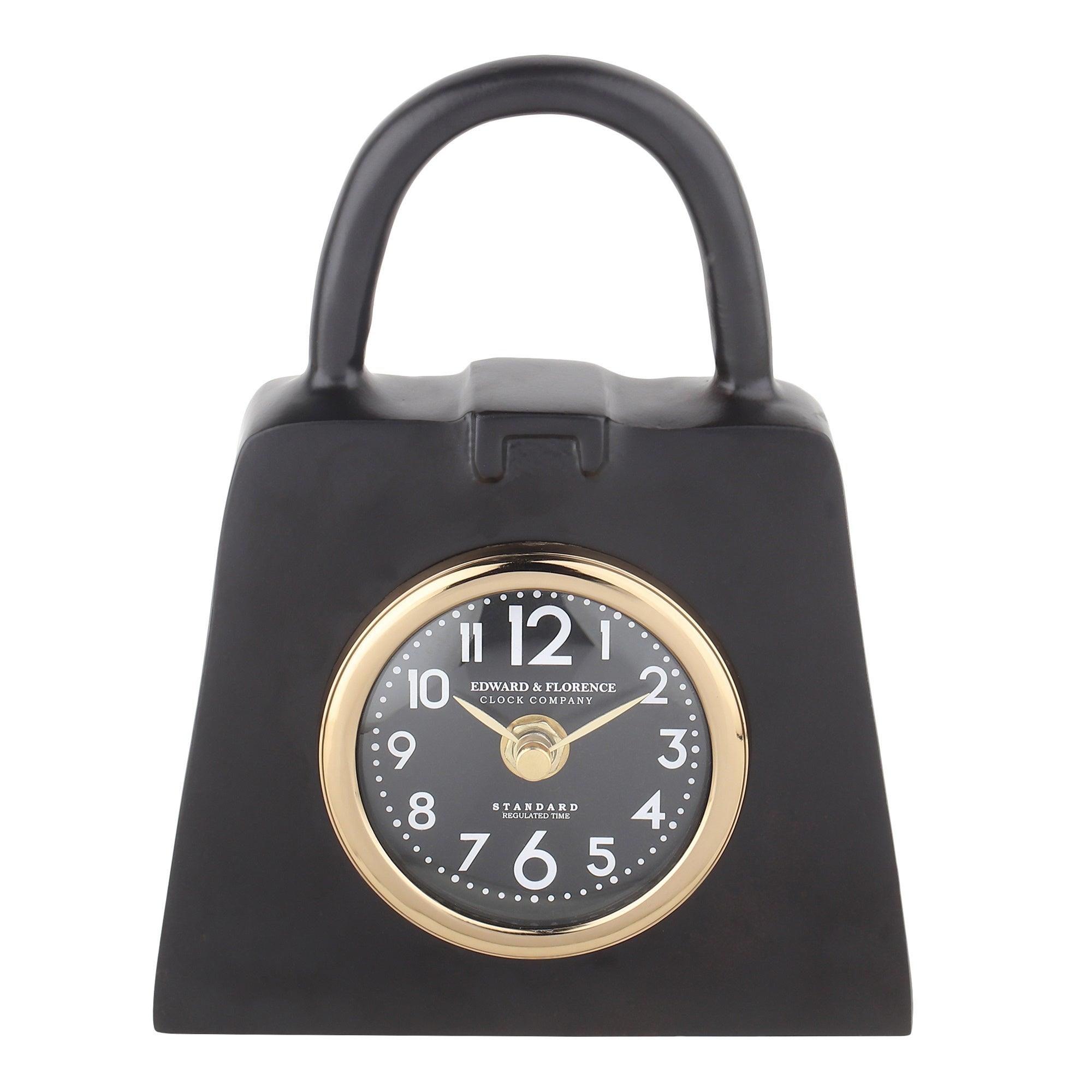 Bag of Time Table clock in Gold