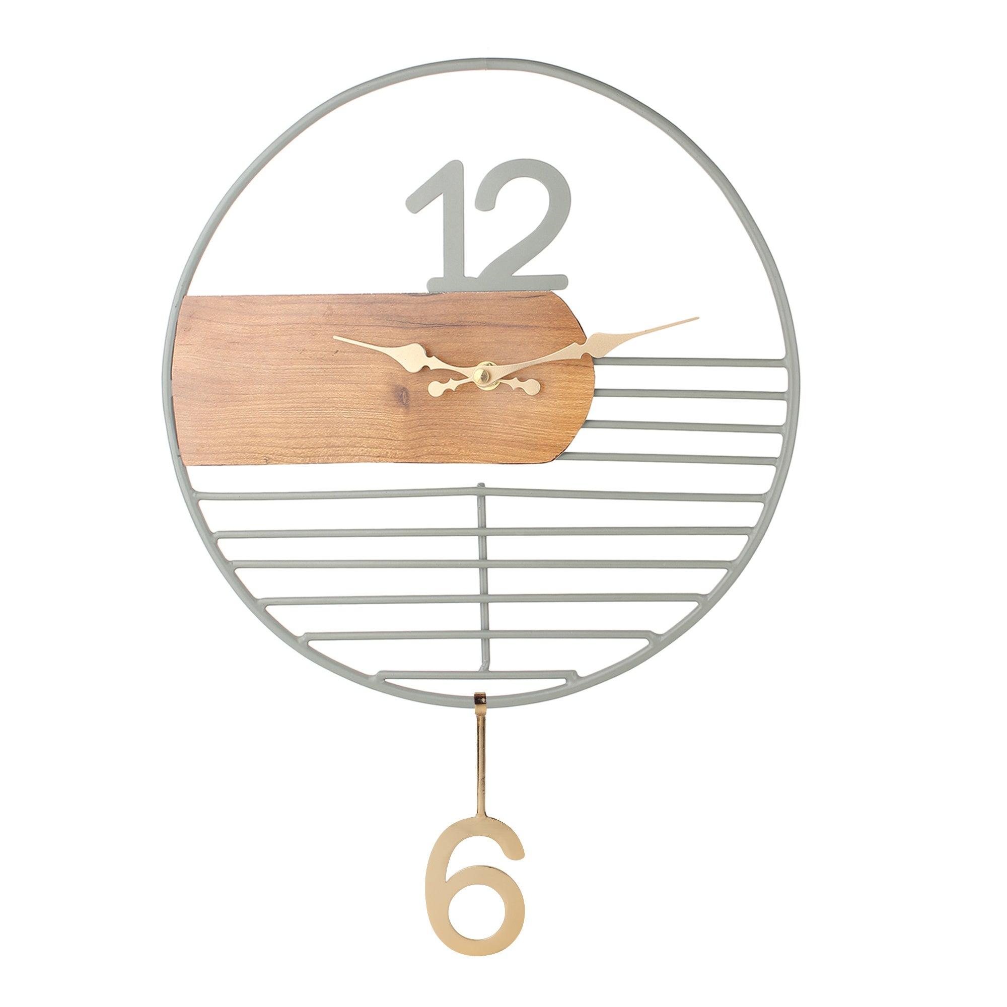 Ringmaster Wall Clock in Gold - Ouch Cart 