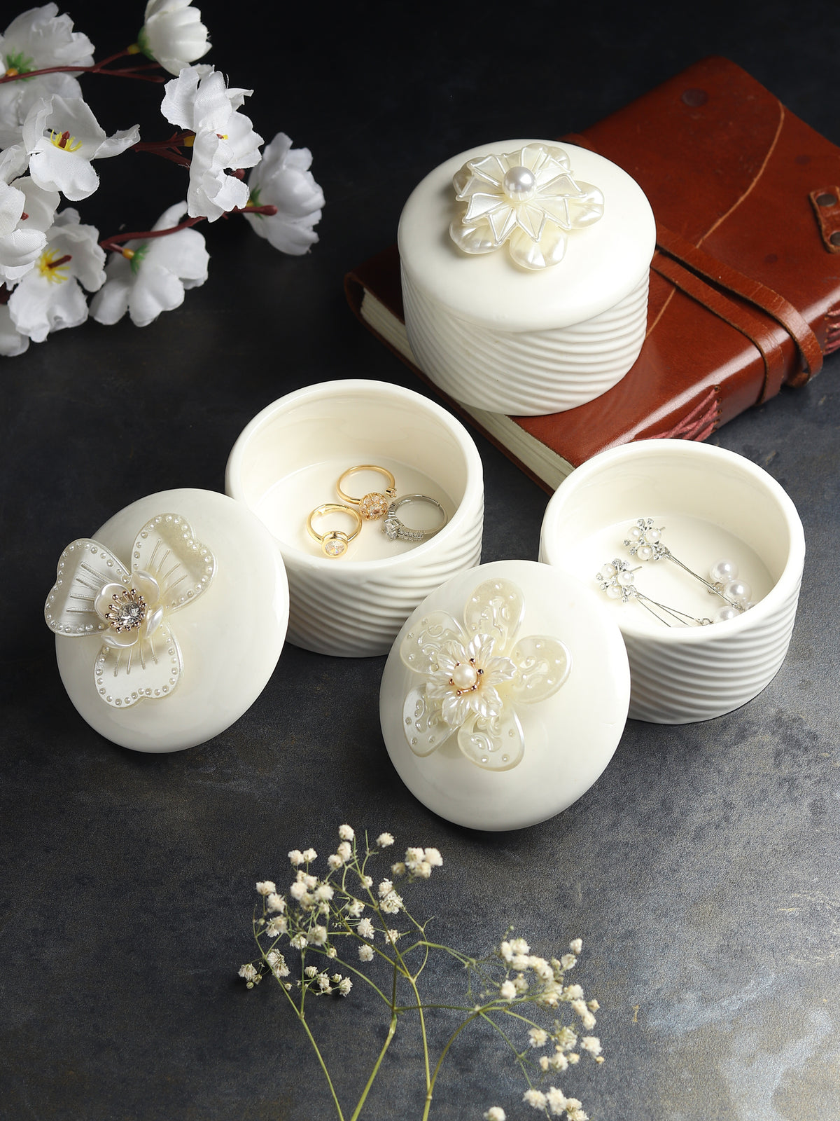 Florette Porcelain Box Set - Ouchcart