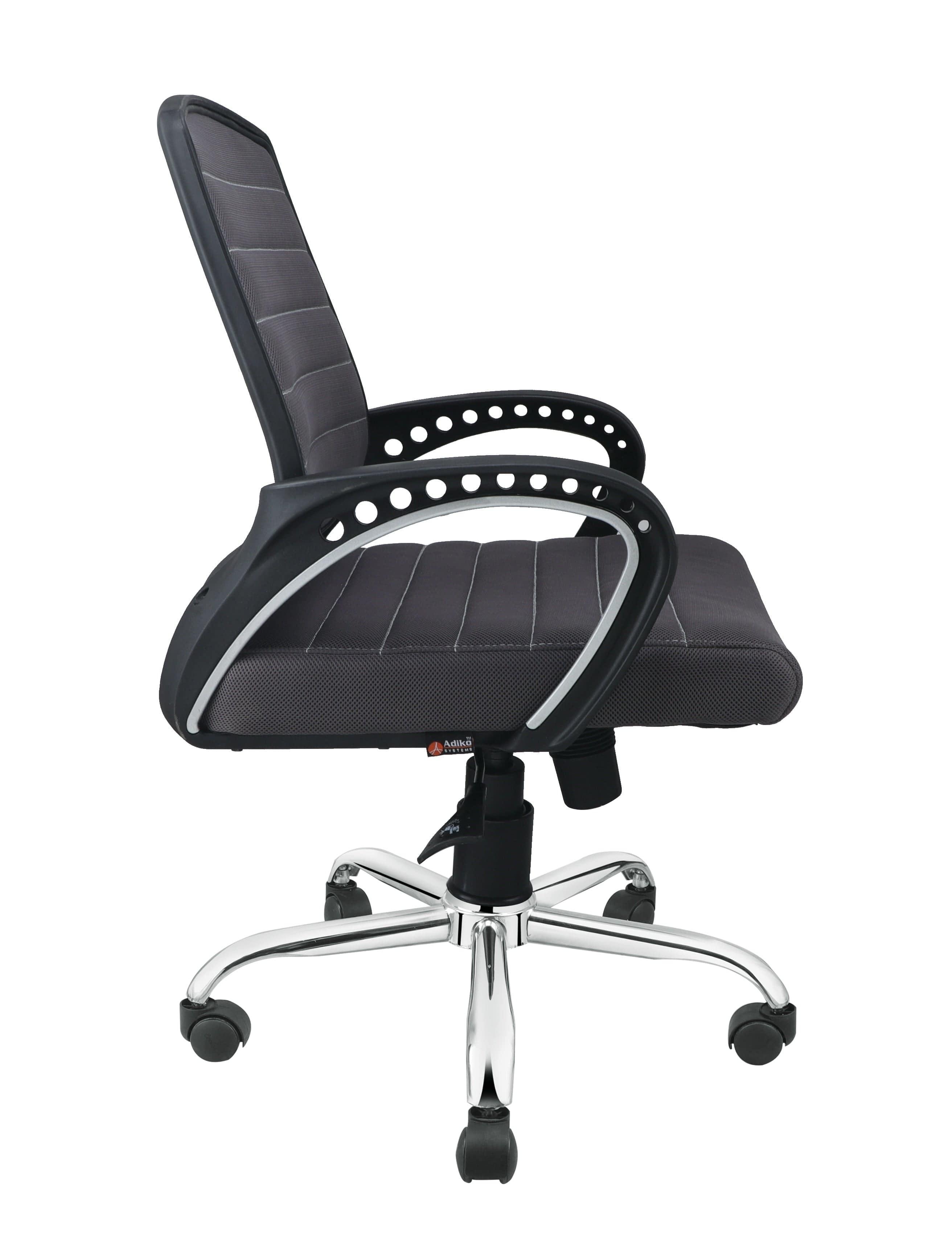 Smart Ergonomic Chair With Breathable Grey Mesh Fabric - Ouch Cart 