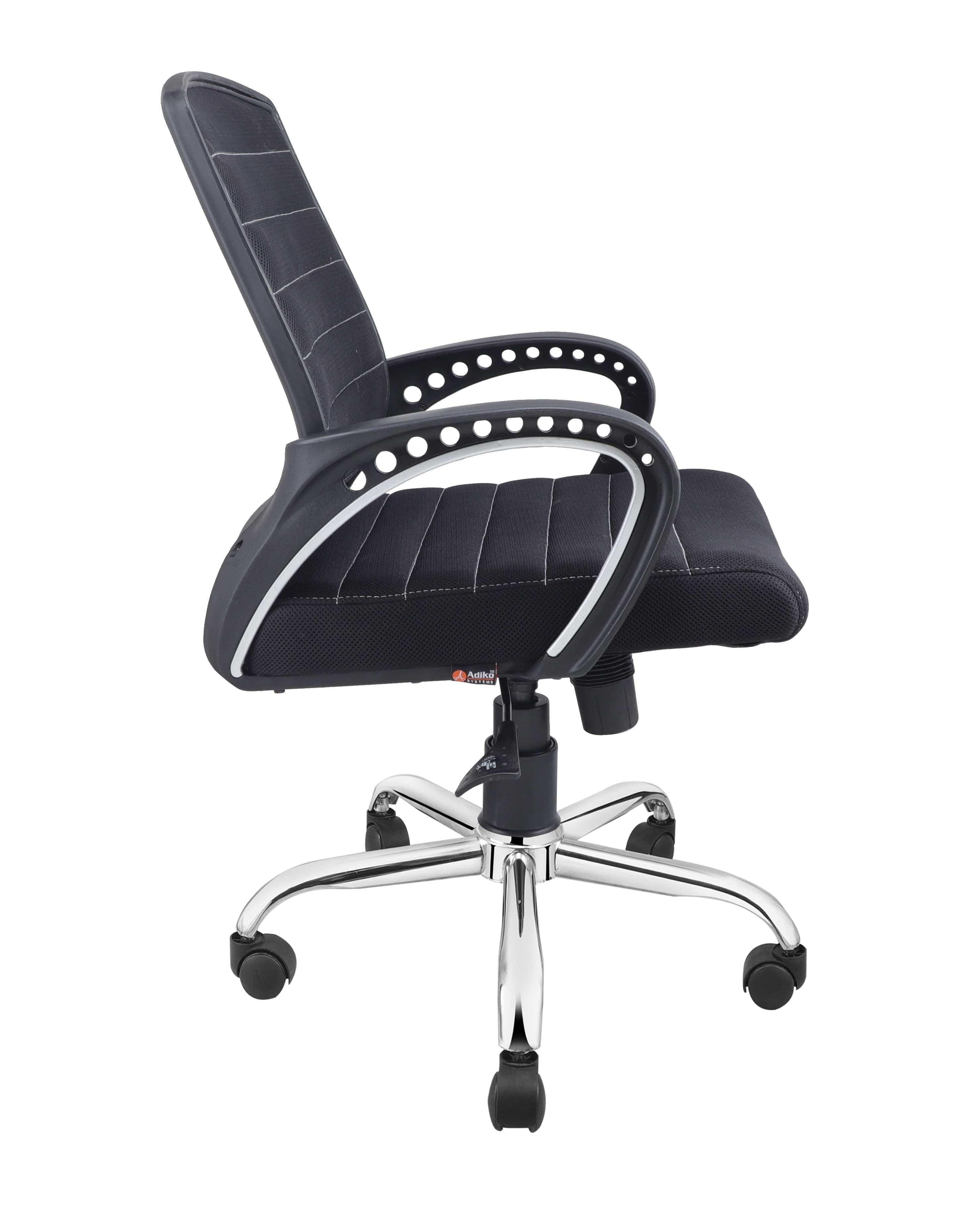 Smart Ergonomic Chair With Breathable Black Mesh Fabric - Ouch Cart 