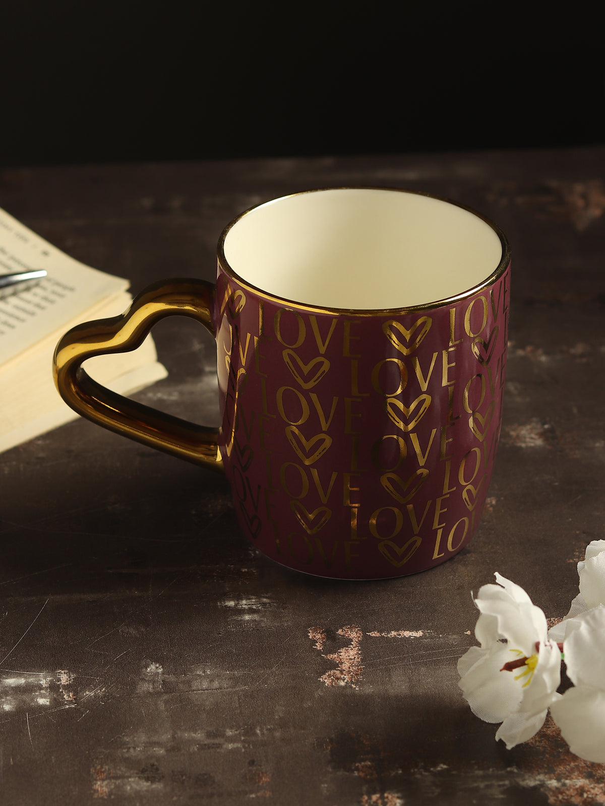 Love Notes Mug Purple