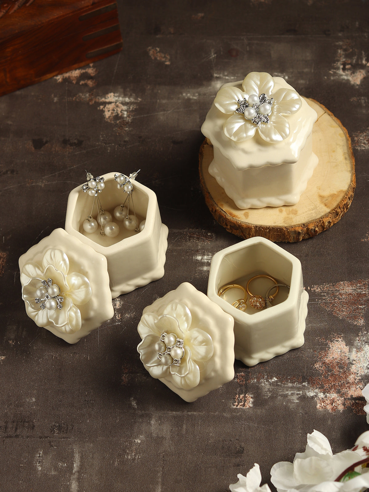 Florabelle Porcelain Box Set - OUCHCART
