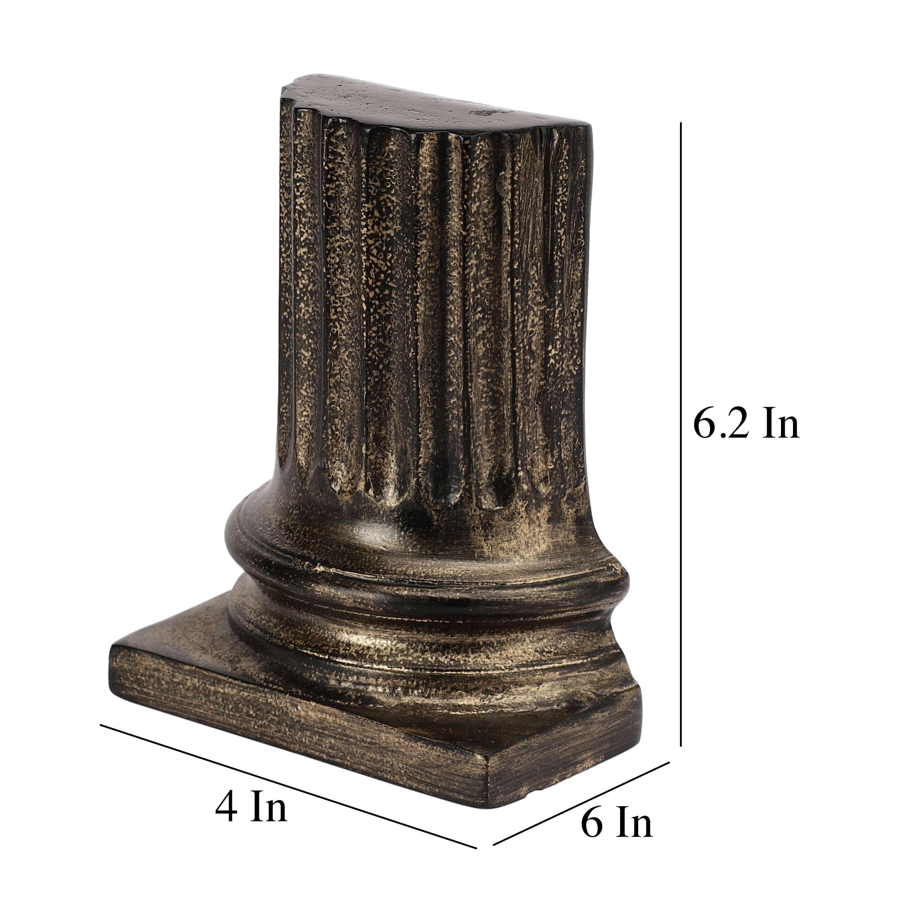 Relic Gold Pillar Bookend - Ouch Cart 