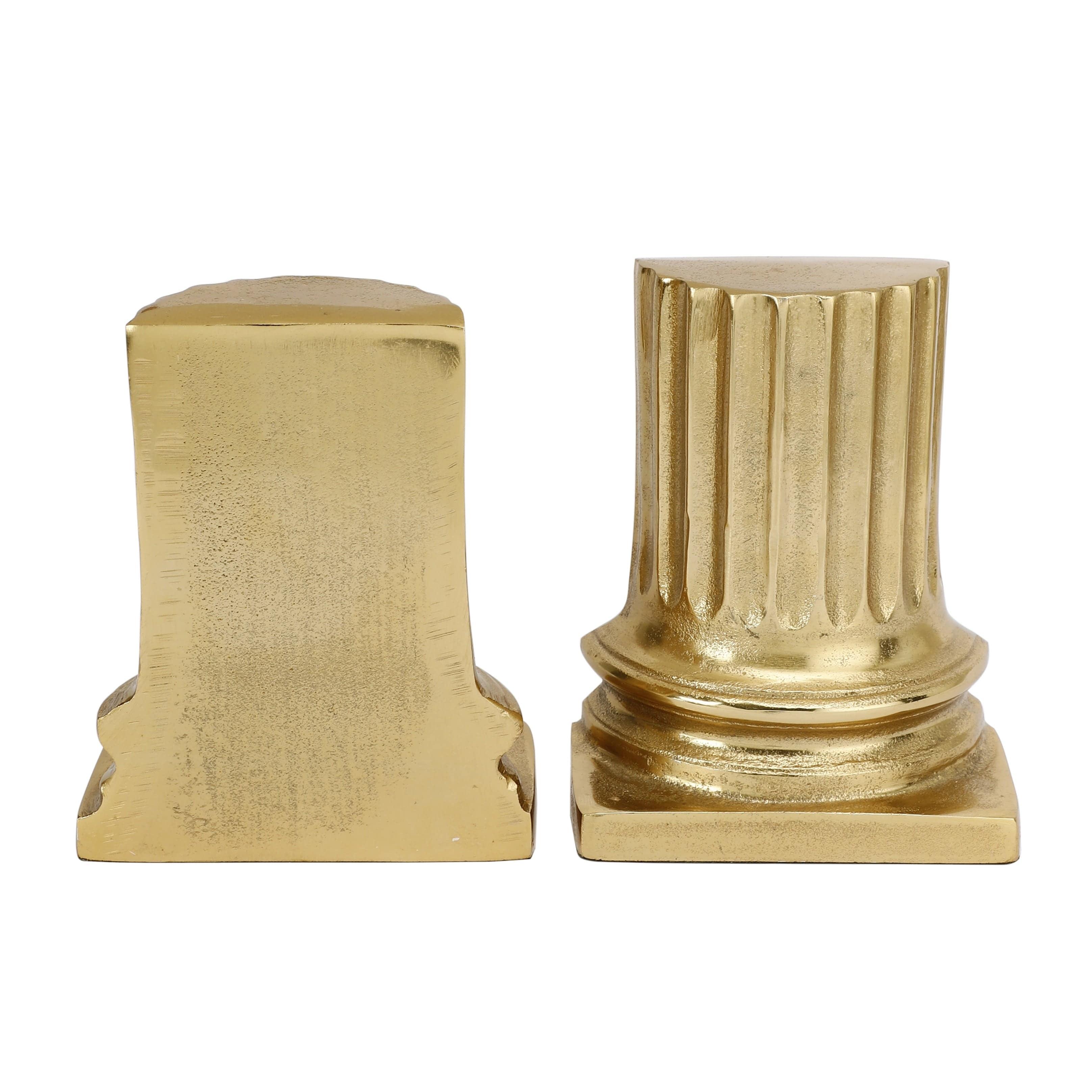 Gold Pillar Bookend - Ouch Cart 