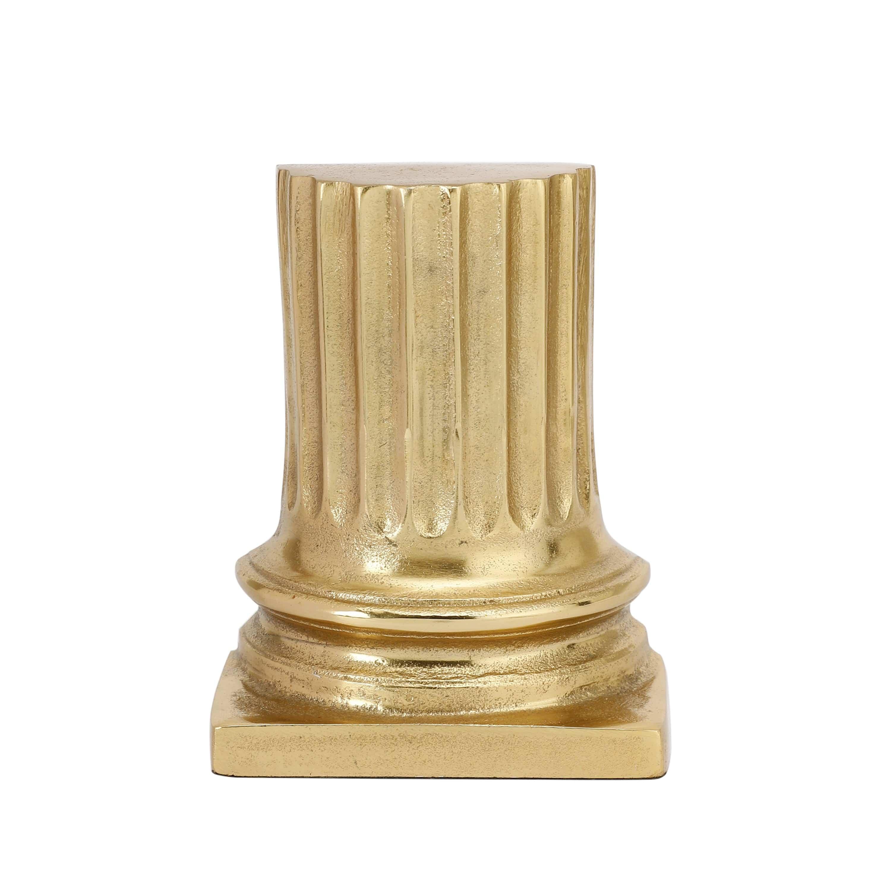 Gold Pillar Bookend - Ouch Cart 