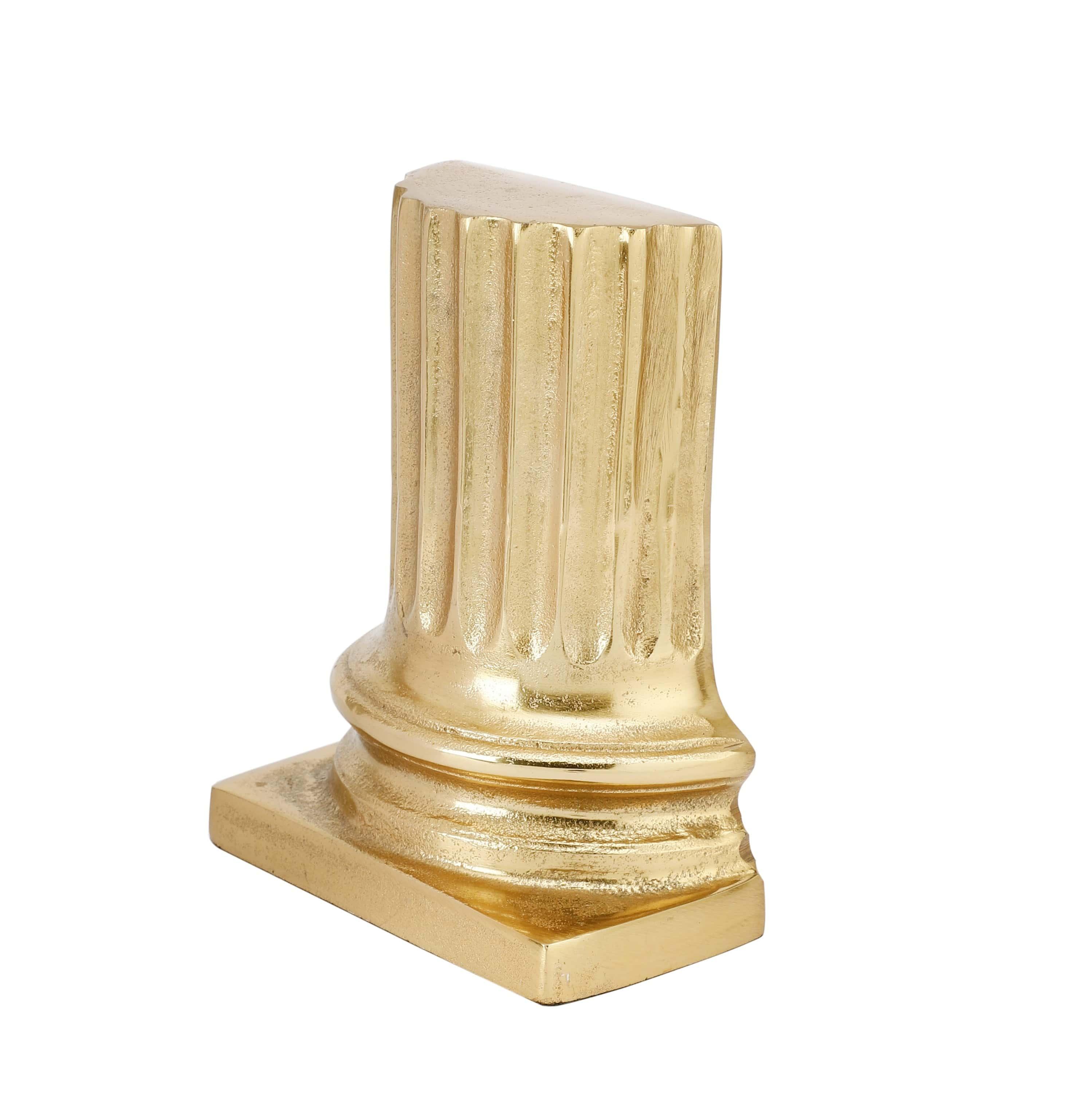 Gold Pillar Bookend - Ouch Cart 