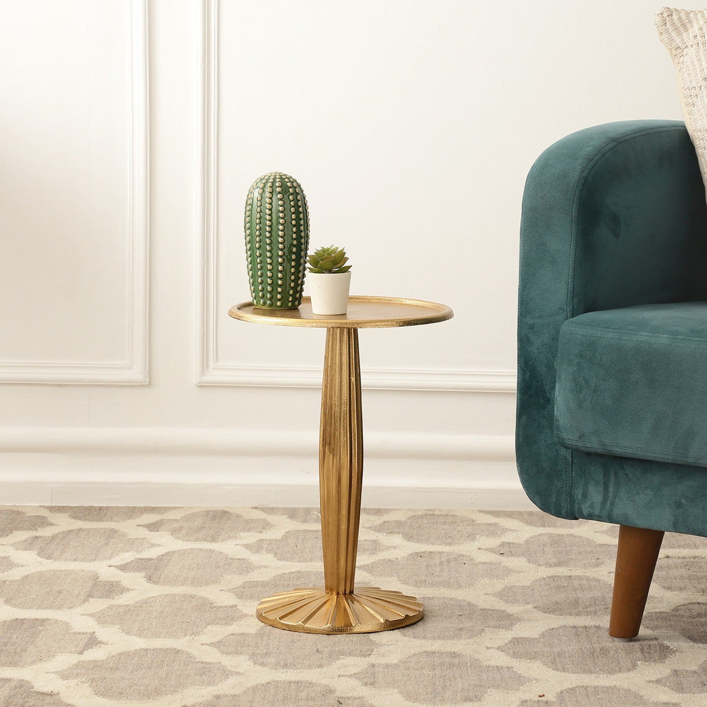 Radiant Gold Duo Side Tables Large-OUCHCART
