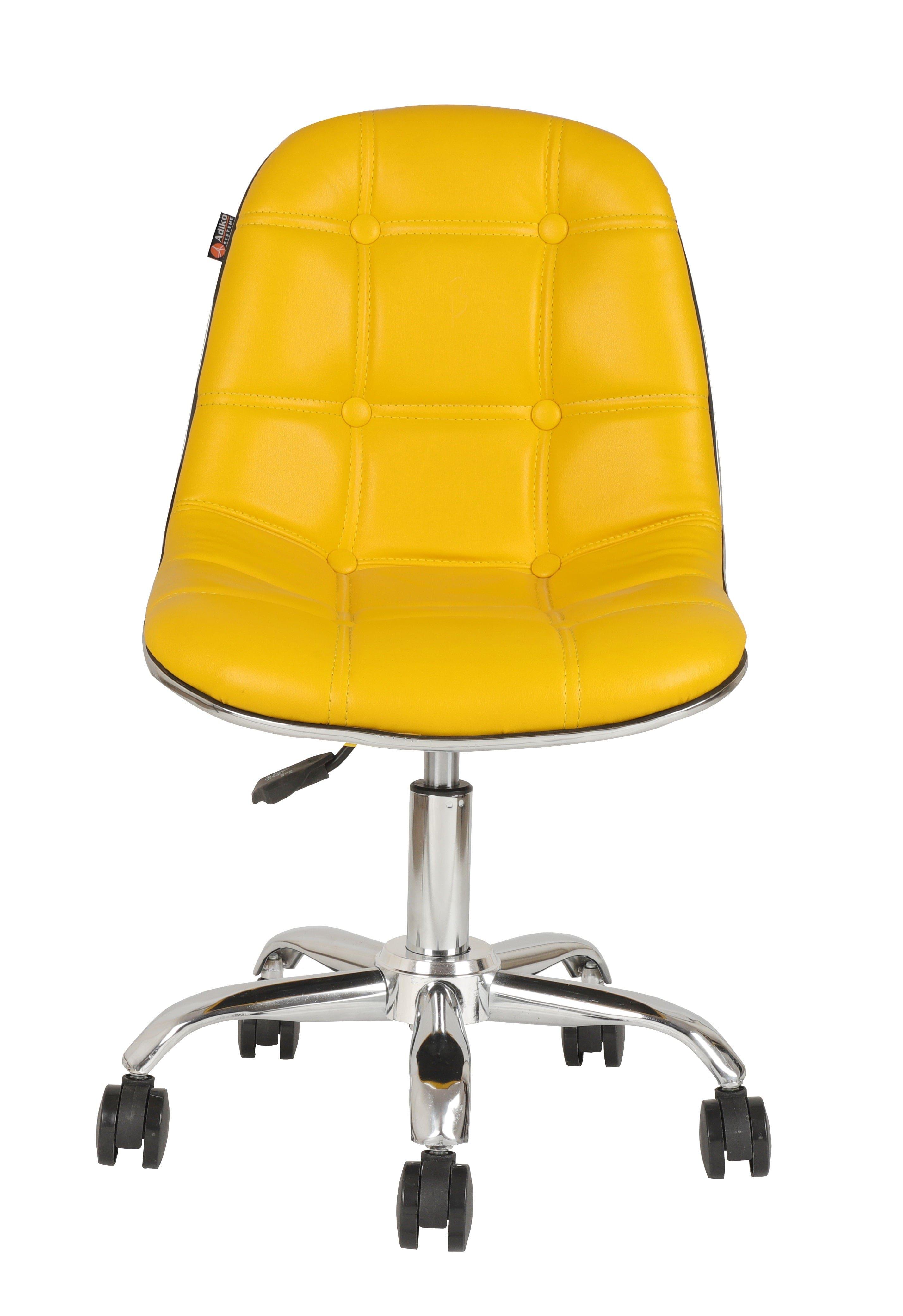 Adiko Lounge Chair in Yellow - Ouch Cart 