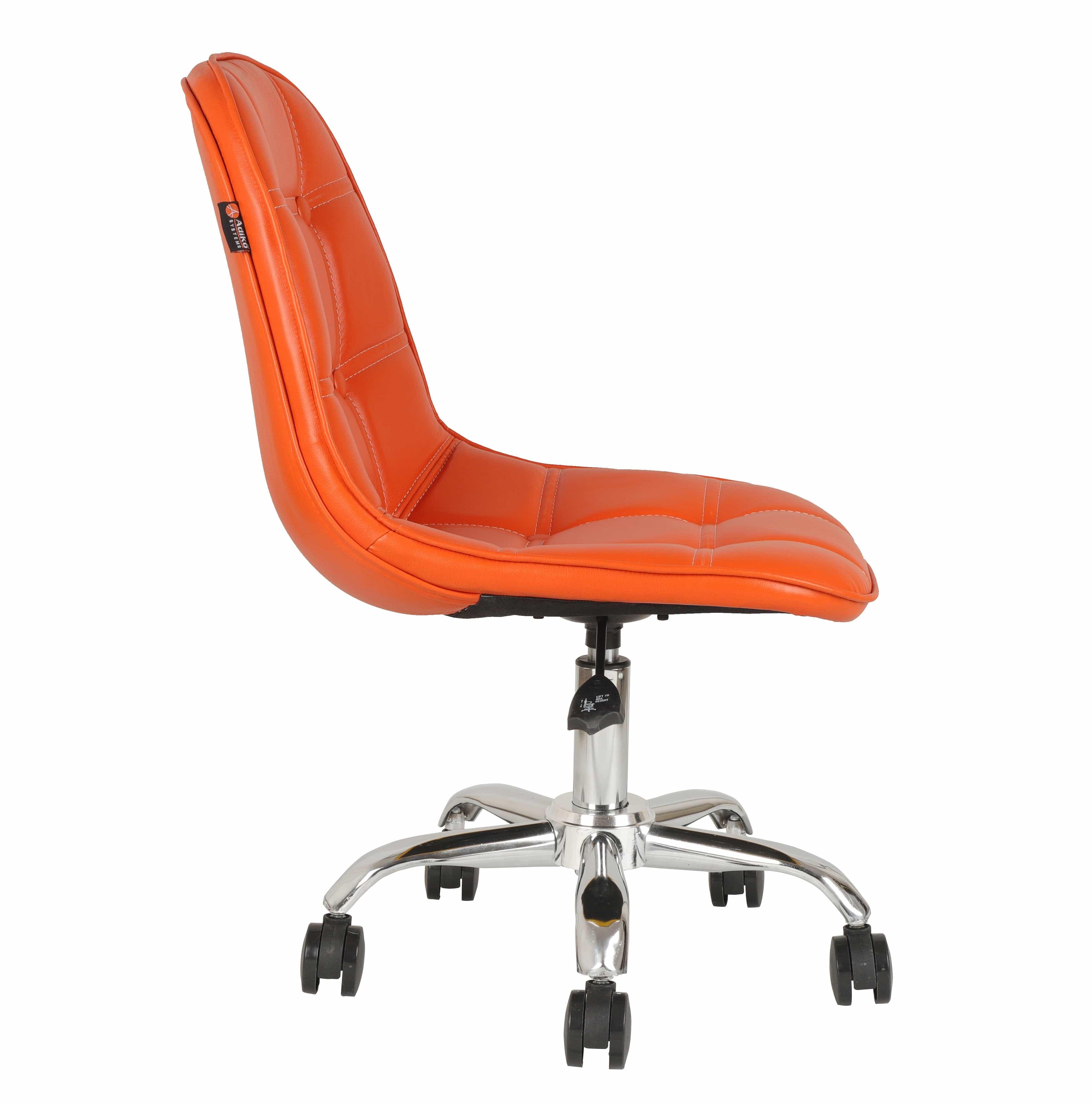 Adiko Lounge Chair in Orange - Ouch Cart 