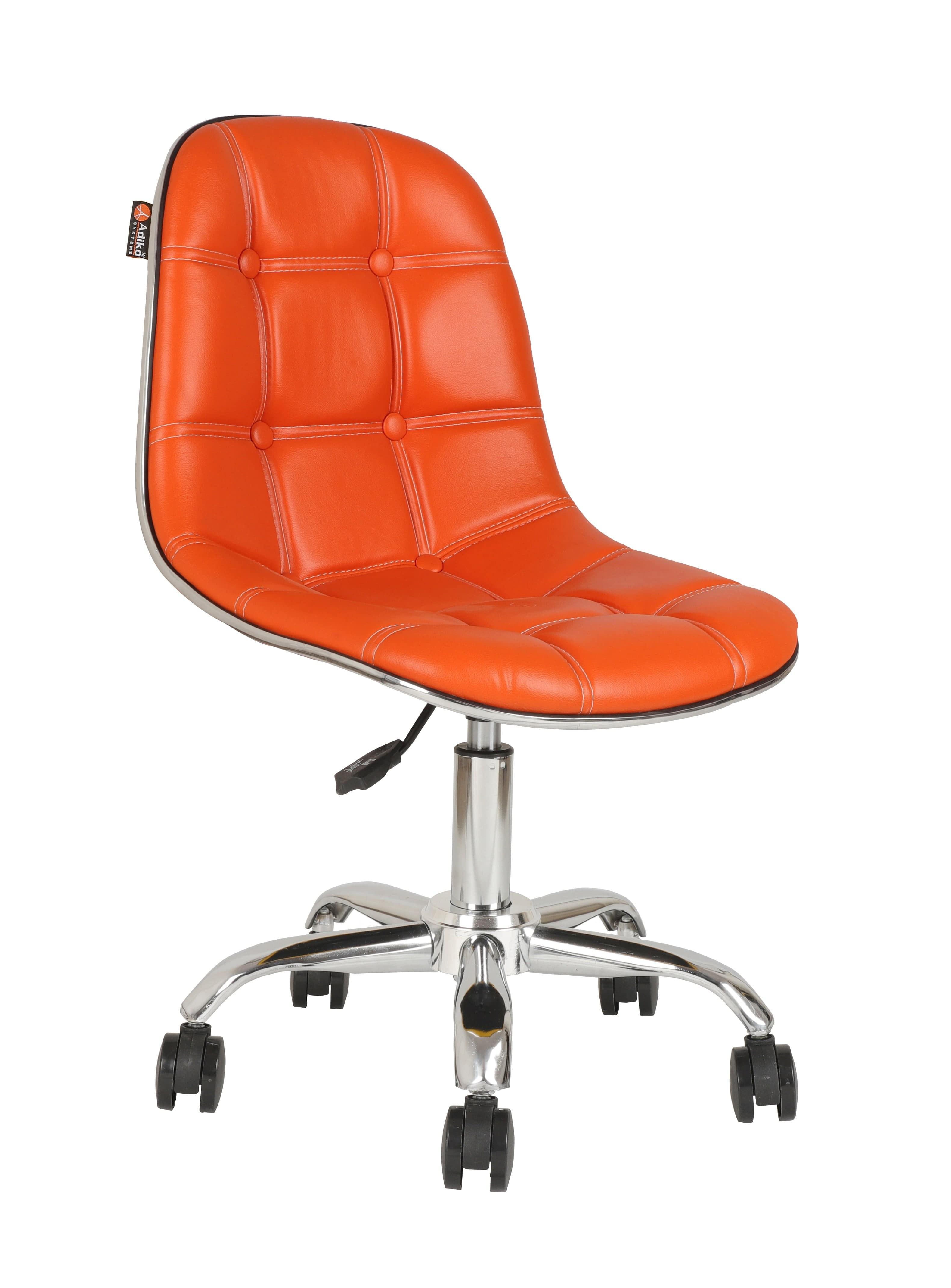 Adiko Lounge Chair in Orange - Ouch Cart 