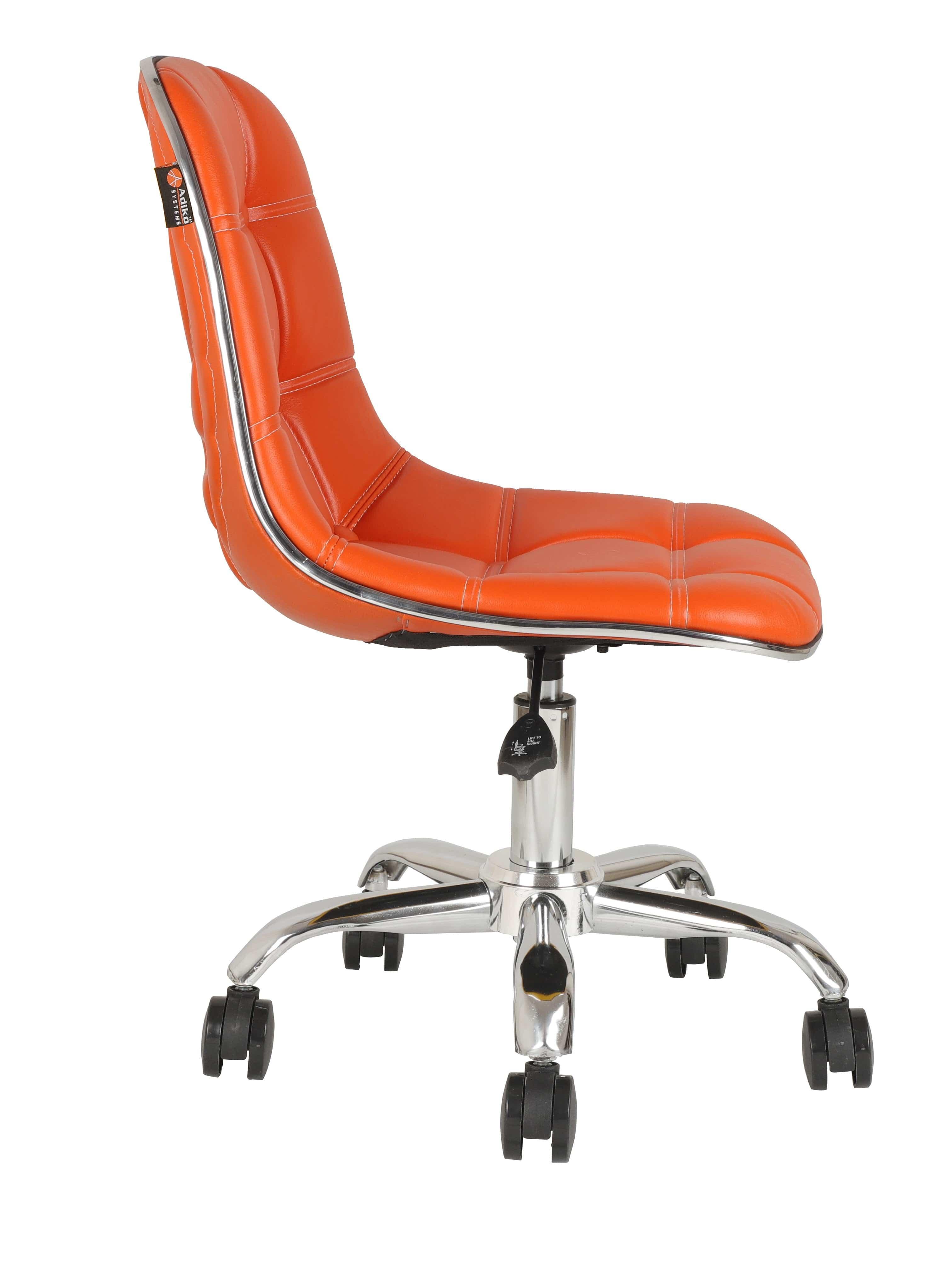 Adiko Lounge Chair in Orange - Ouch Cart 