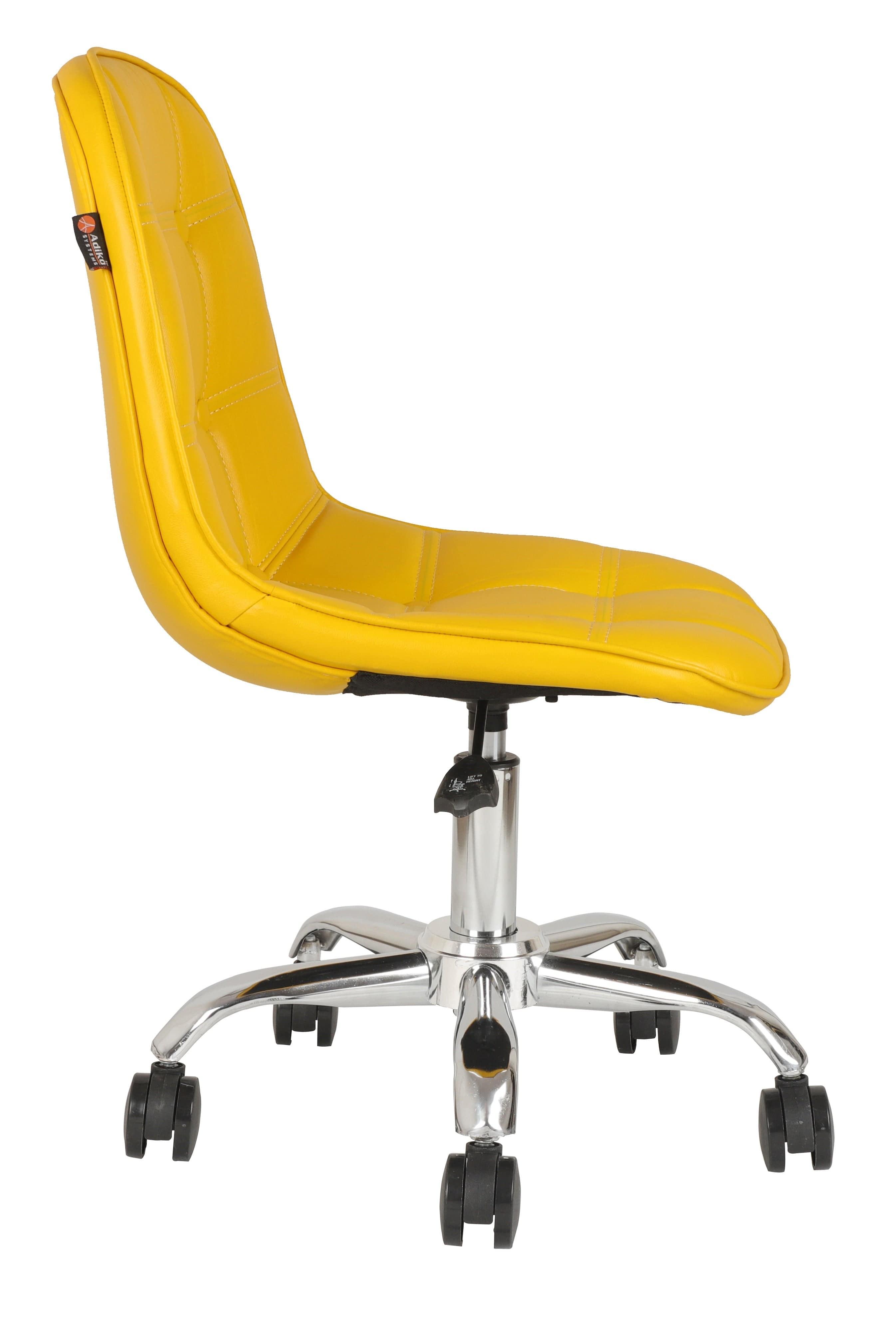 Adiko Lounge Chair in Yellow - Ouch Cart 