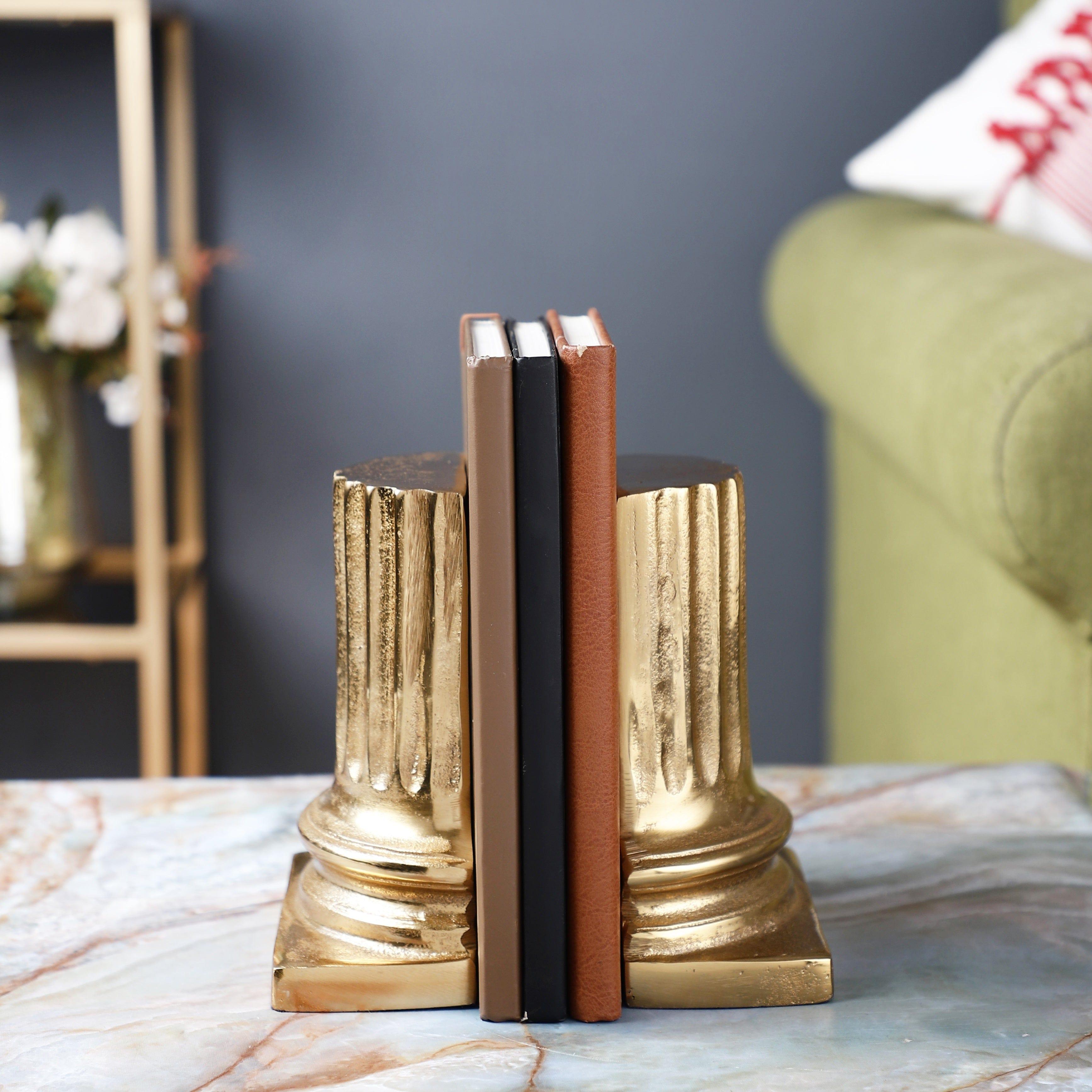 Gold Pillar Bookend - Ouch Cart 