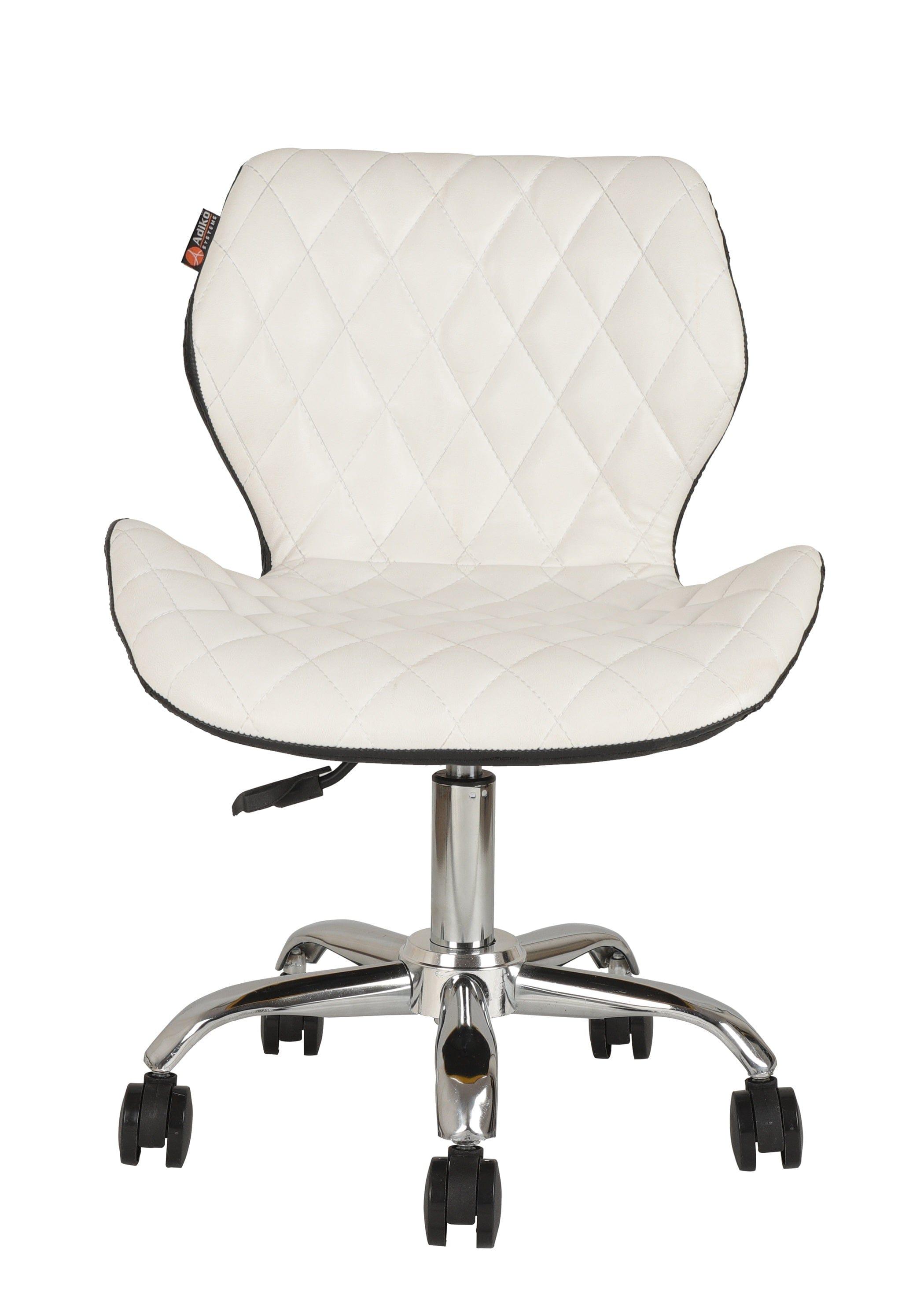 Adiko Flower Lounge Chair in White - Ouch Cart 