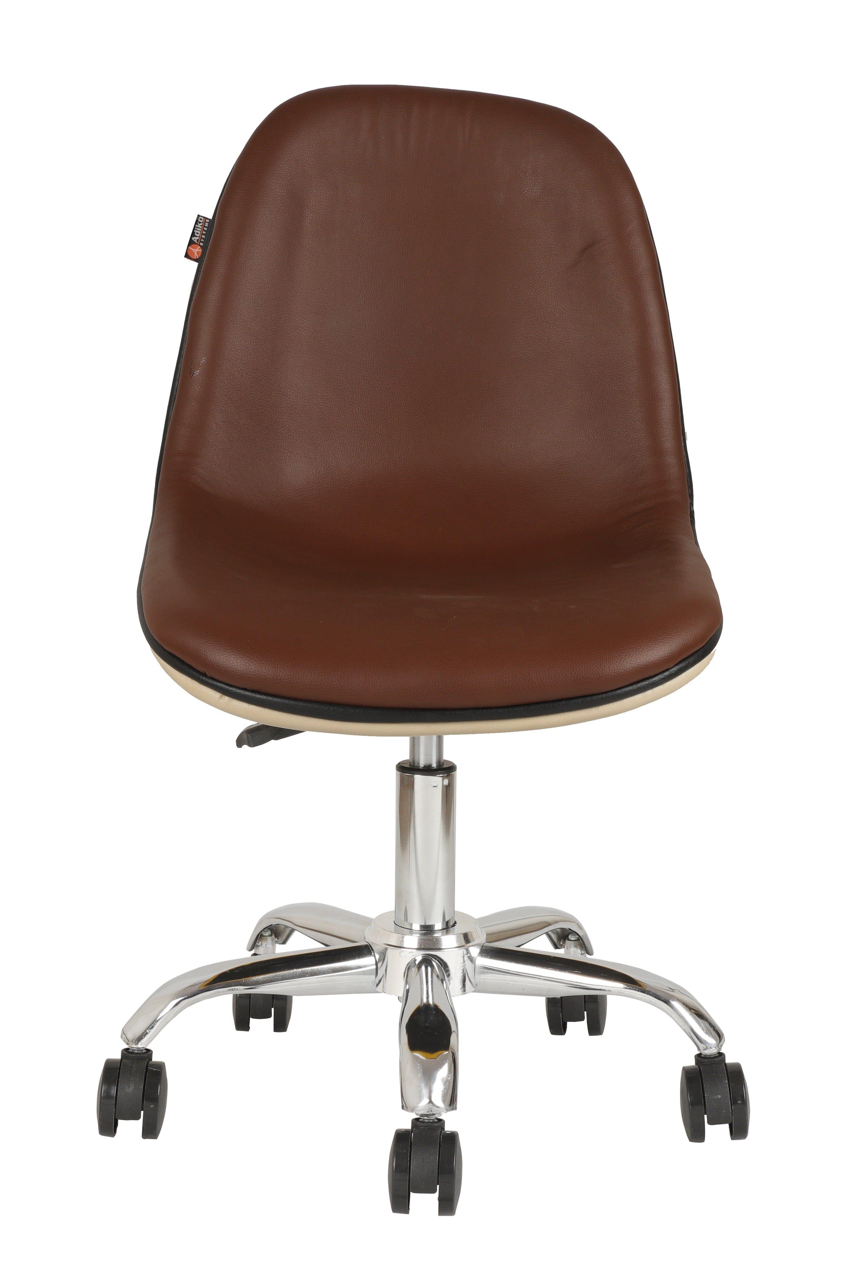 Adiko Lounge Chair in Brown/Cream - Ouch Cart 