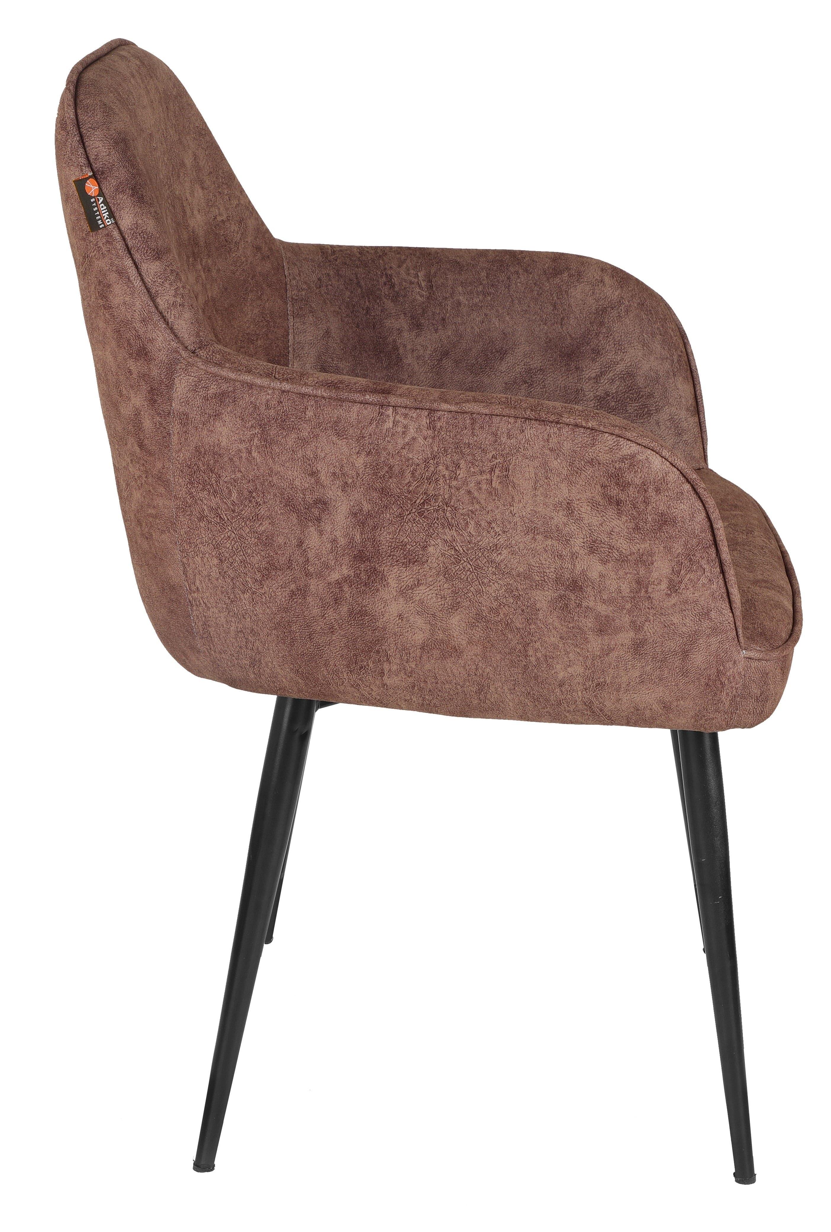 Adiko Lounge Chair Stool in Brown Color - Ouch Cart 