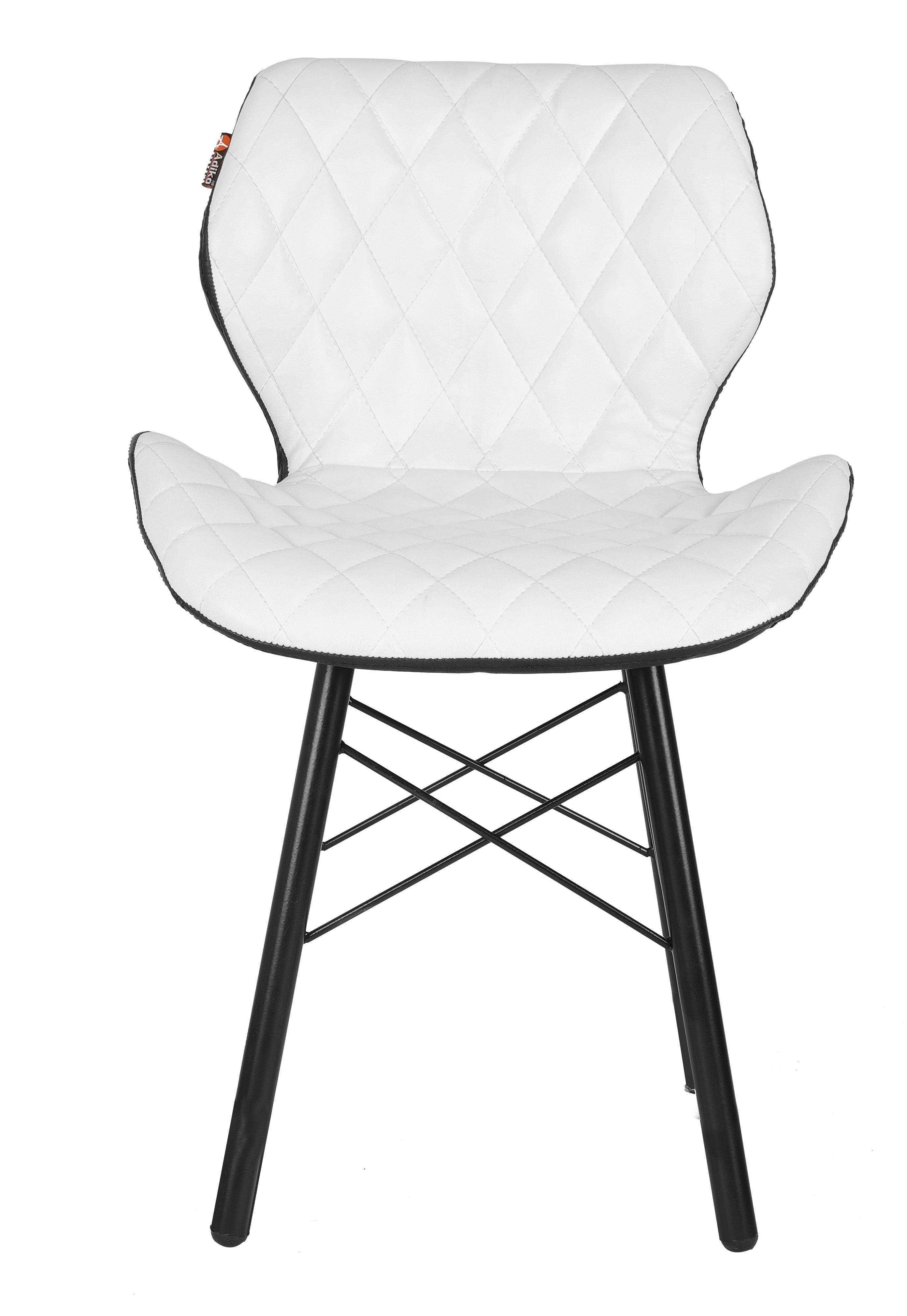 Adiko Flower Lounge Stool in White - Ouch Cart 