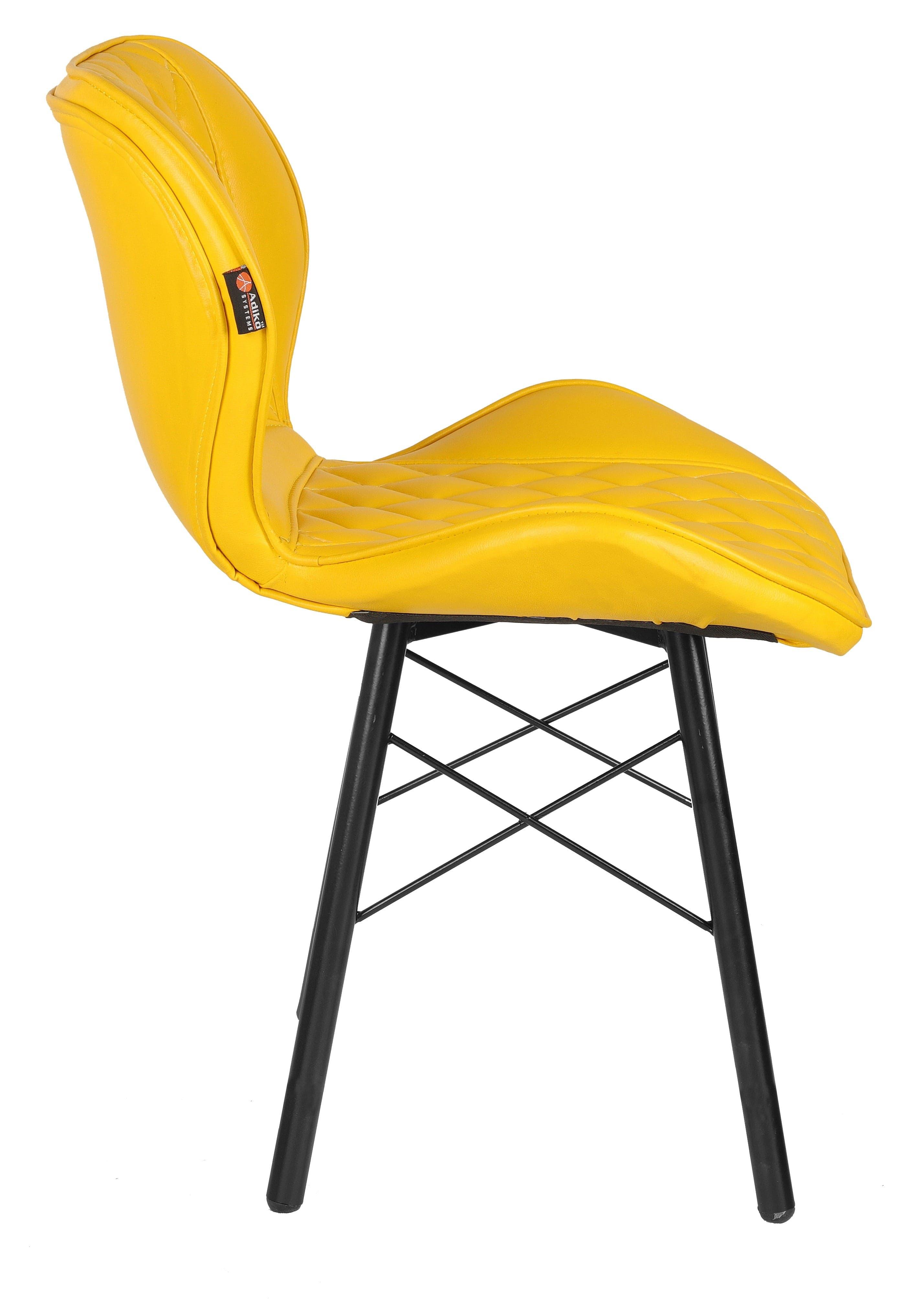 Adiko Flower Lounge Stool in Yellow - Ouch Cart 