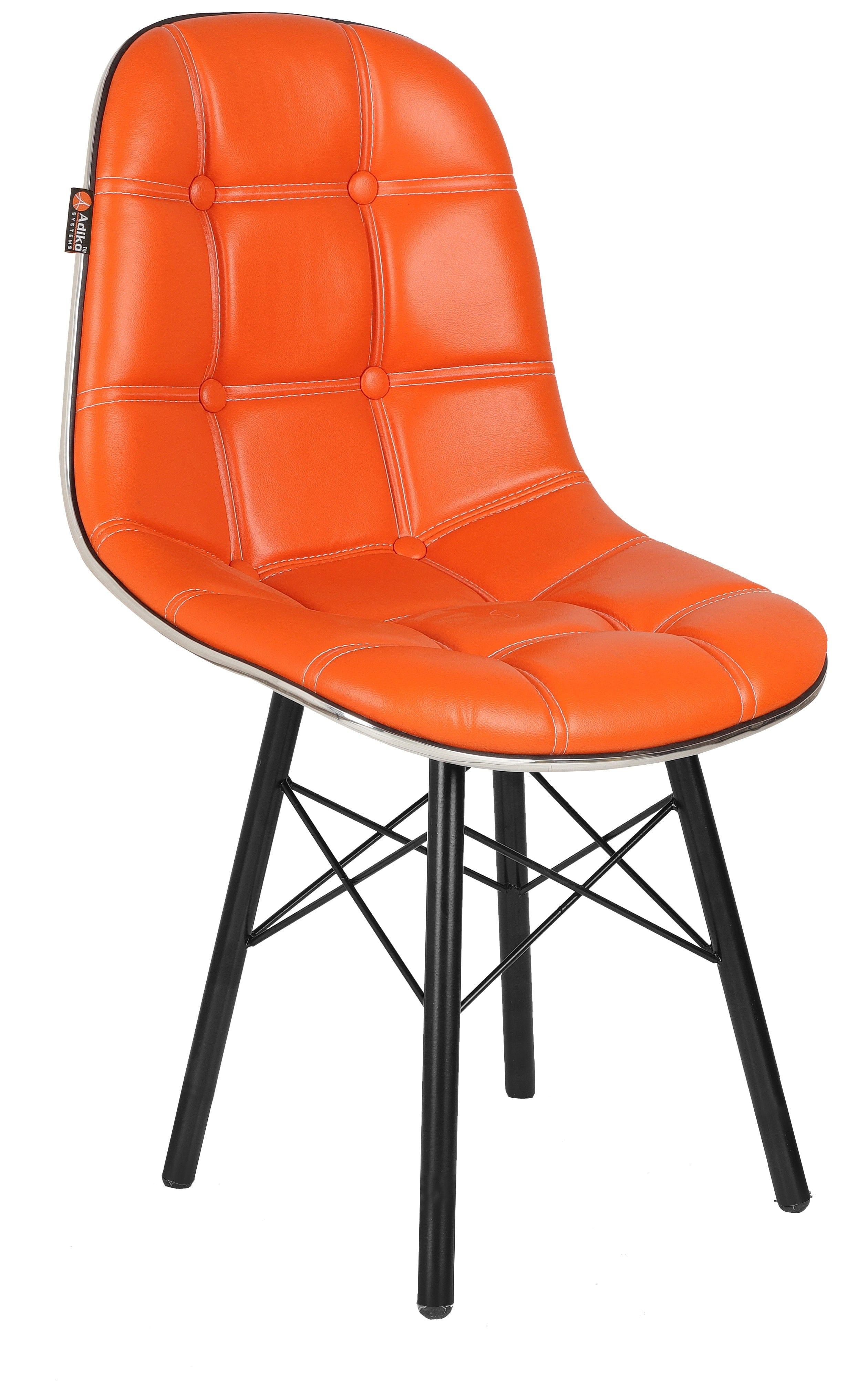 Adiko Lounge Stool in Orange - Ouch Cart 