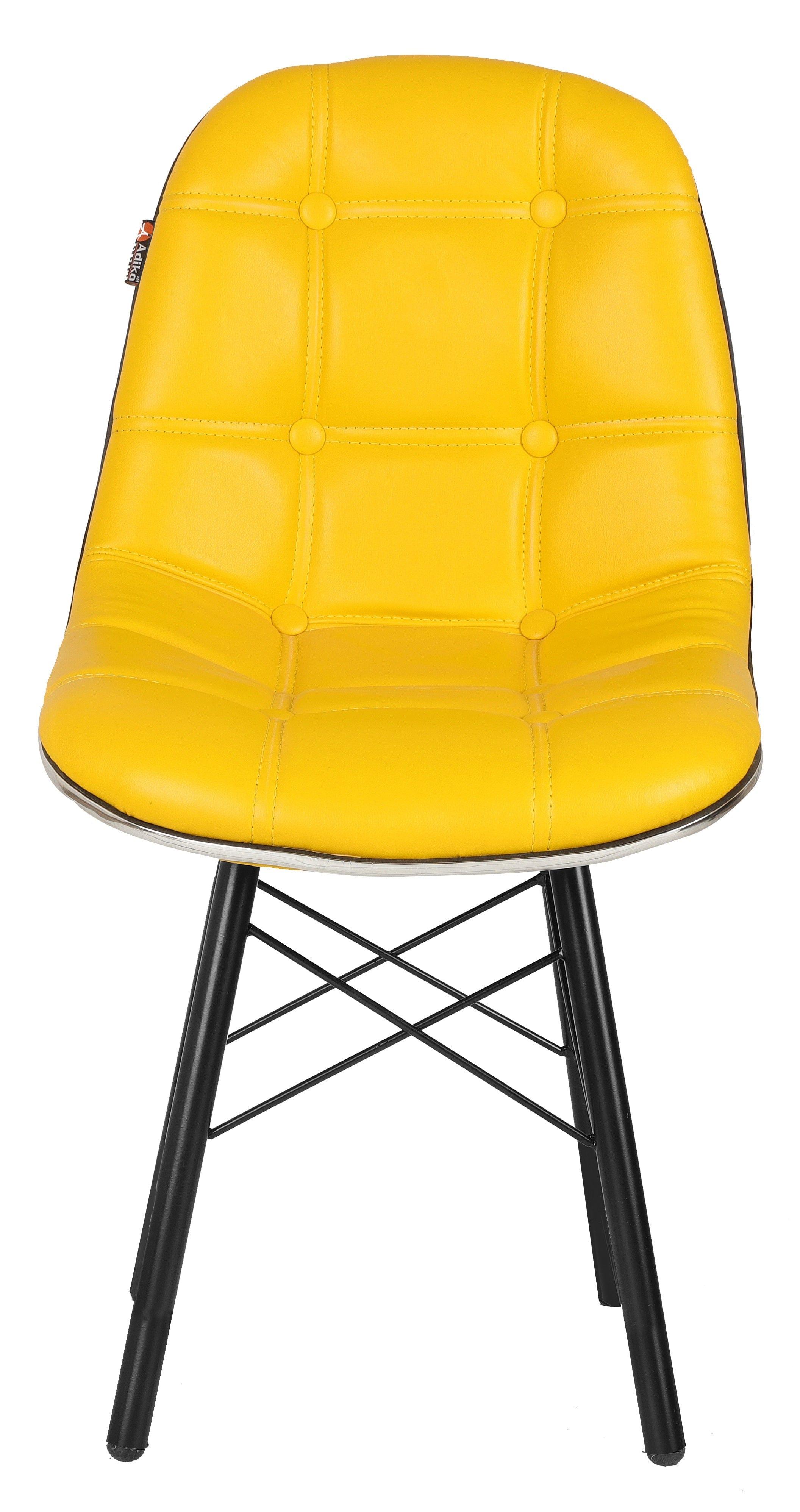 Adiko Lounge Stool in Yellow - Ouch Cart 