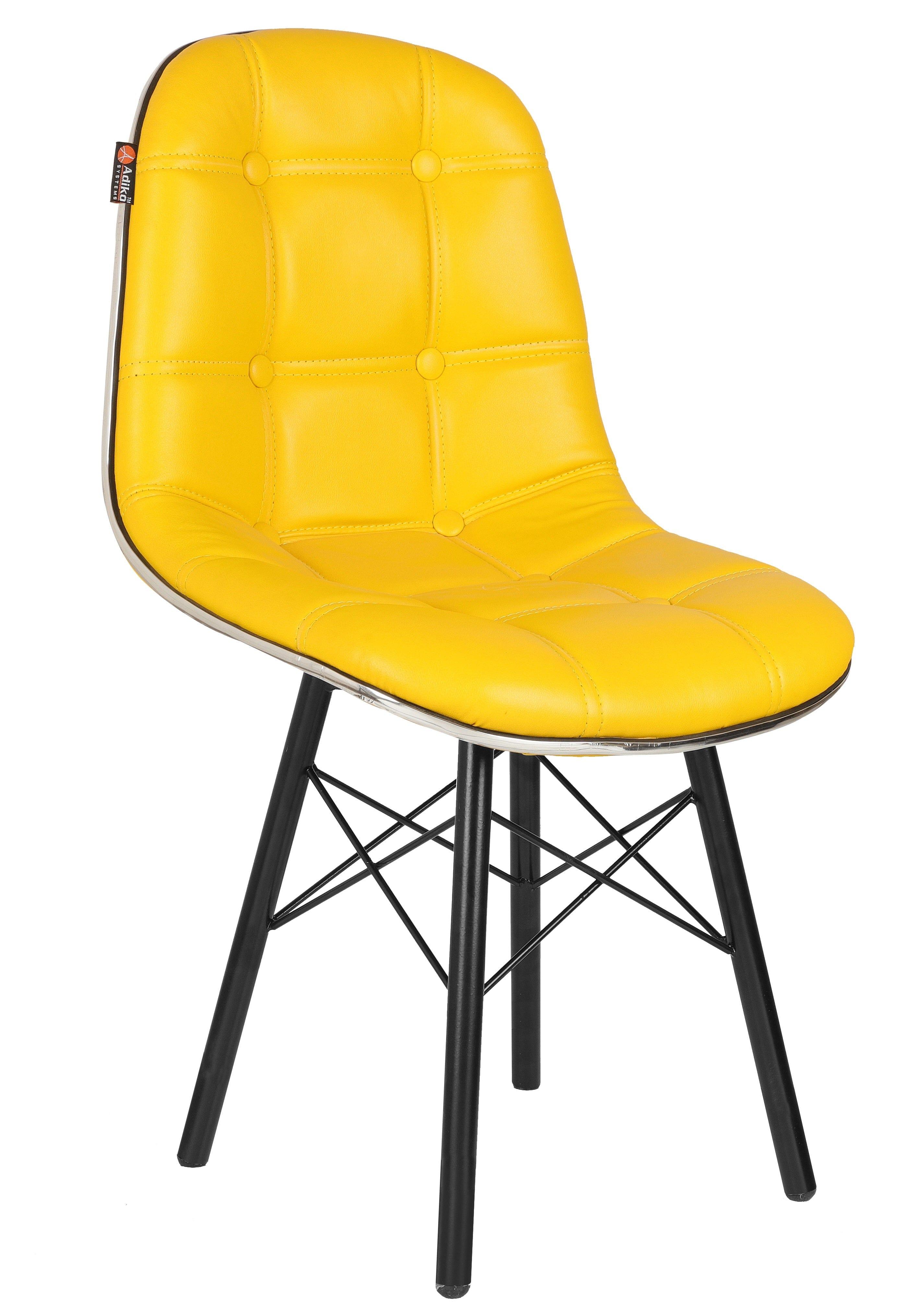 Adiko Lounge Stool in Yellow - Ouch Cart 