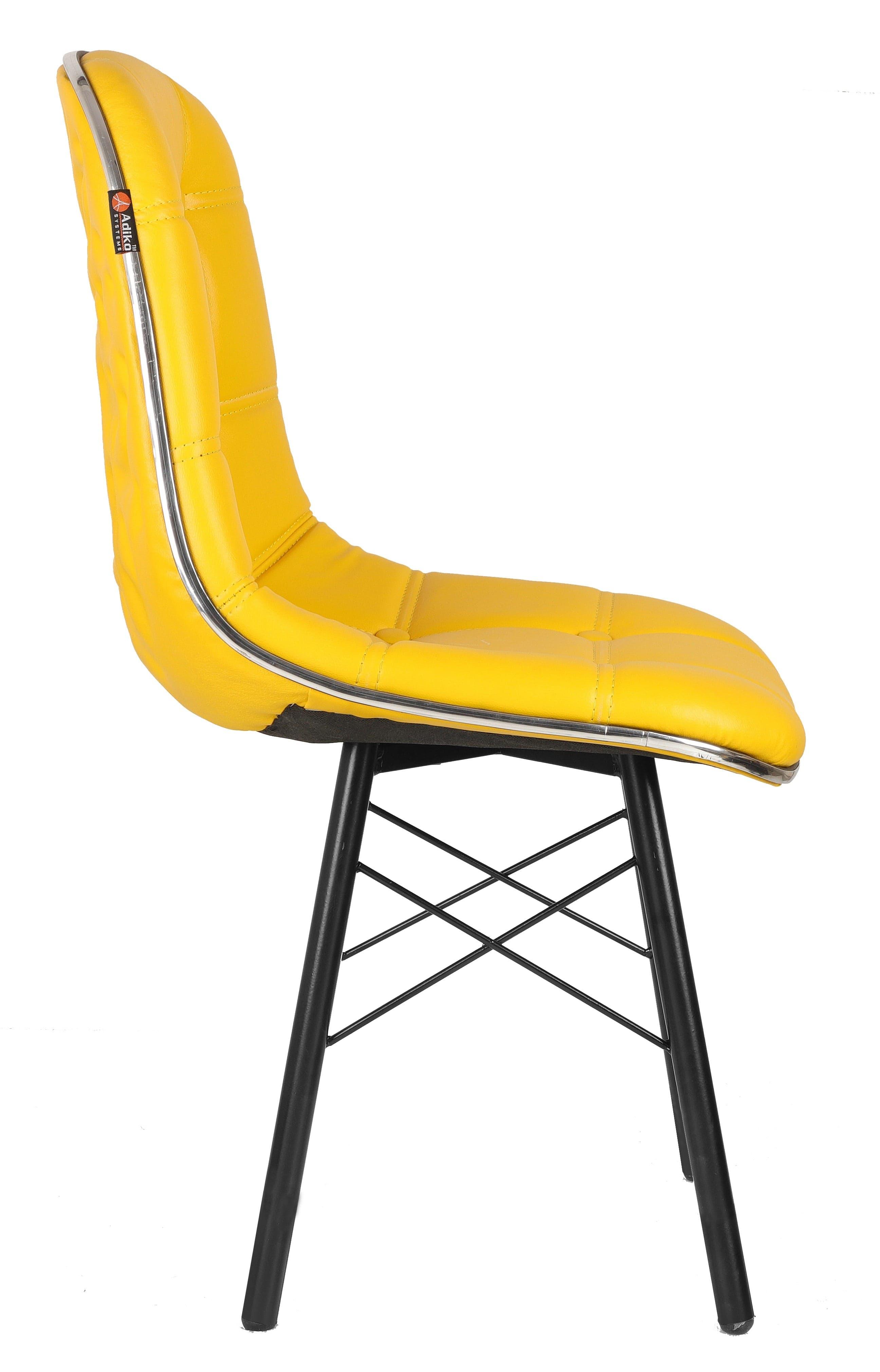 Adiko Lounge Stool in Yellow - Ouch Cart 