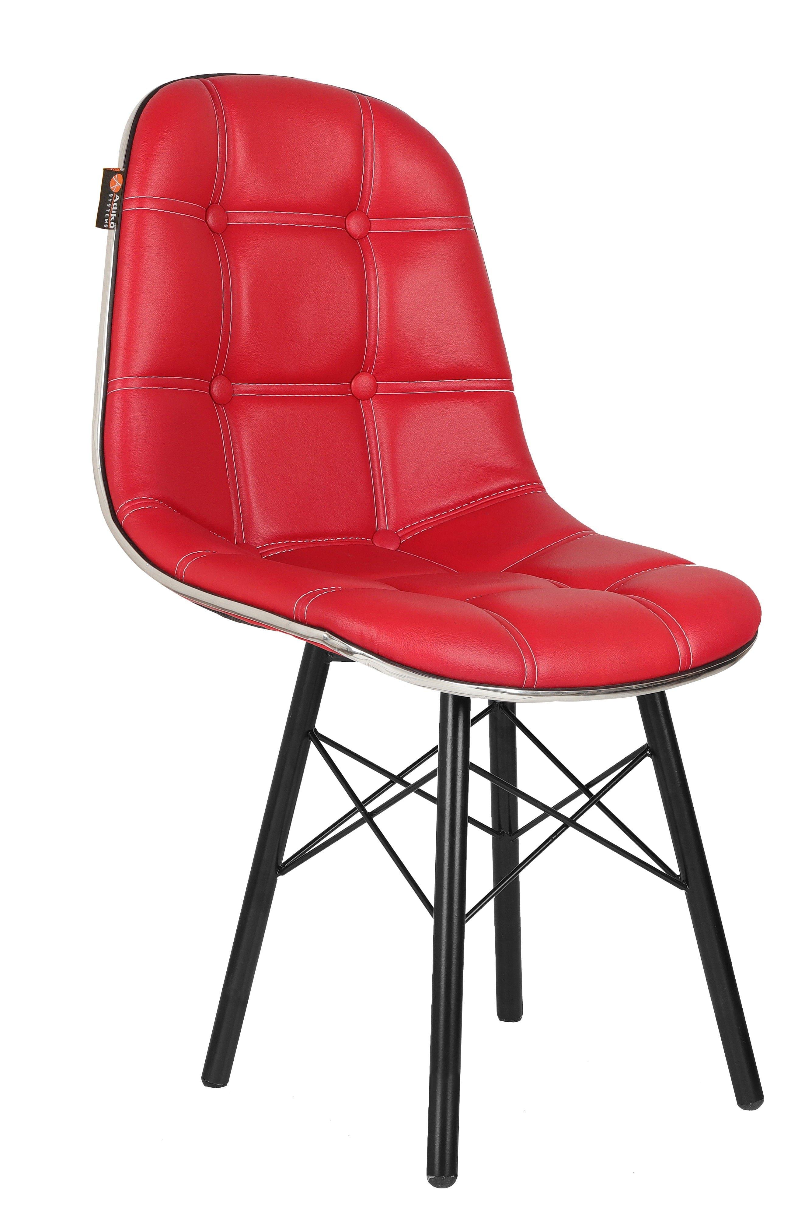 Adiko Lounge Stool in Red - Ouch Cart 