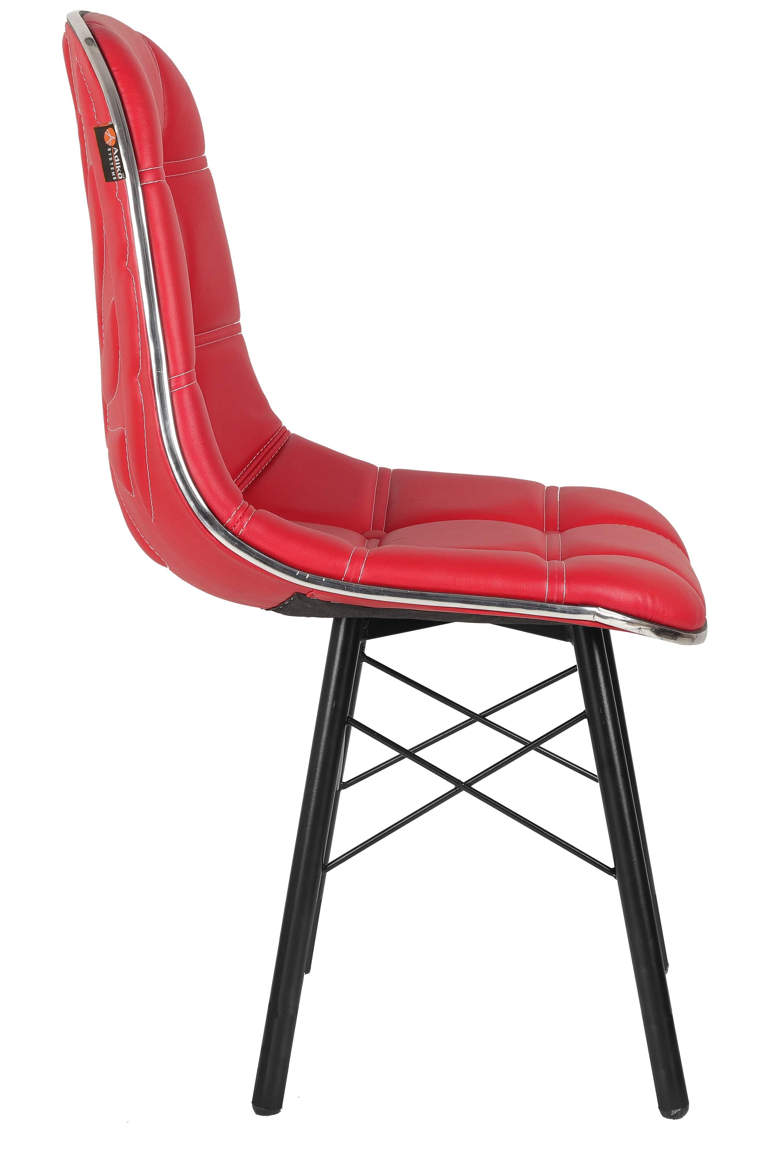 Adiko Lounge Stool in Red - Ouch Cart 