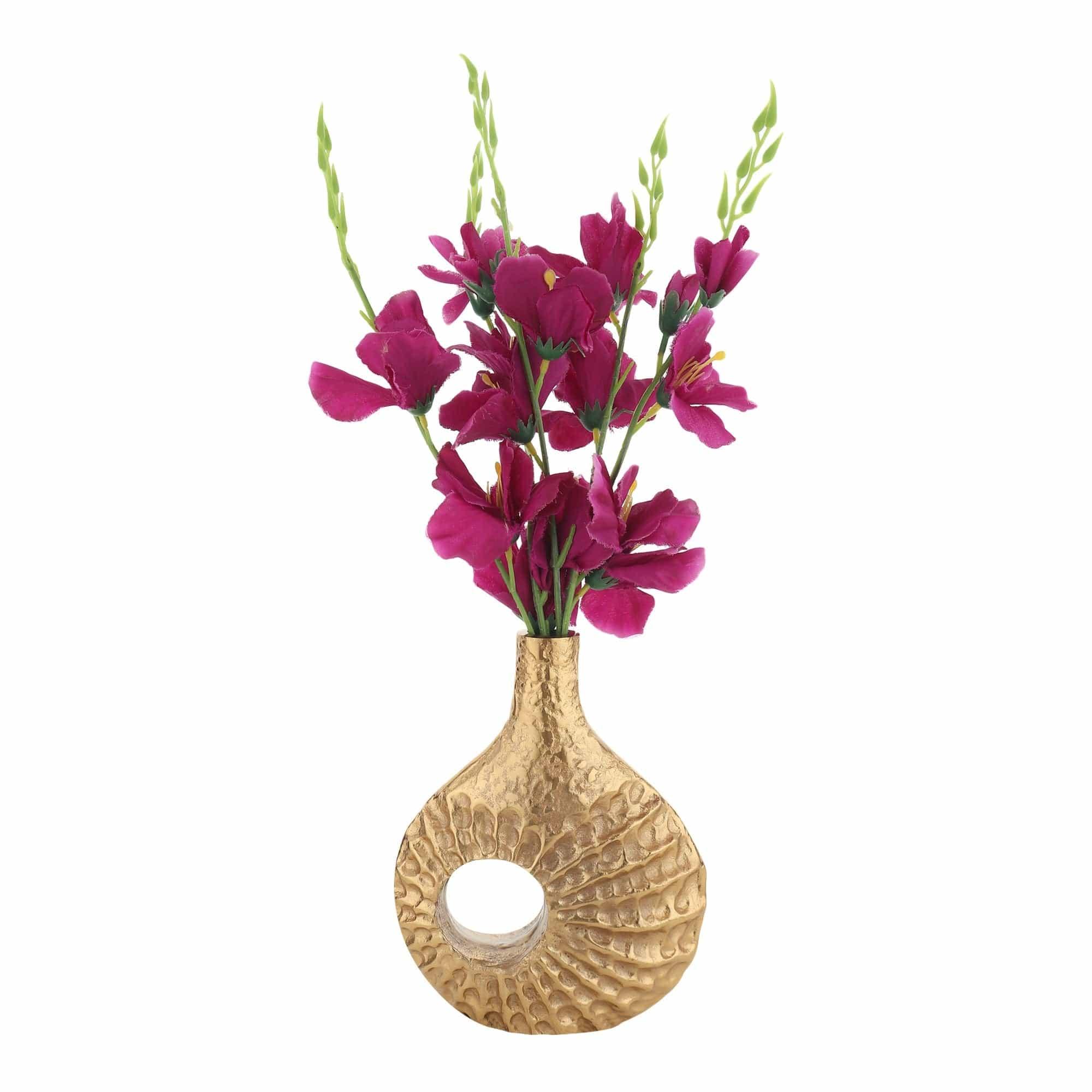 Seashell Serenity Vase - small Gold - Ouch Cart 