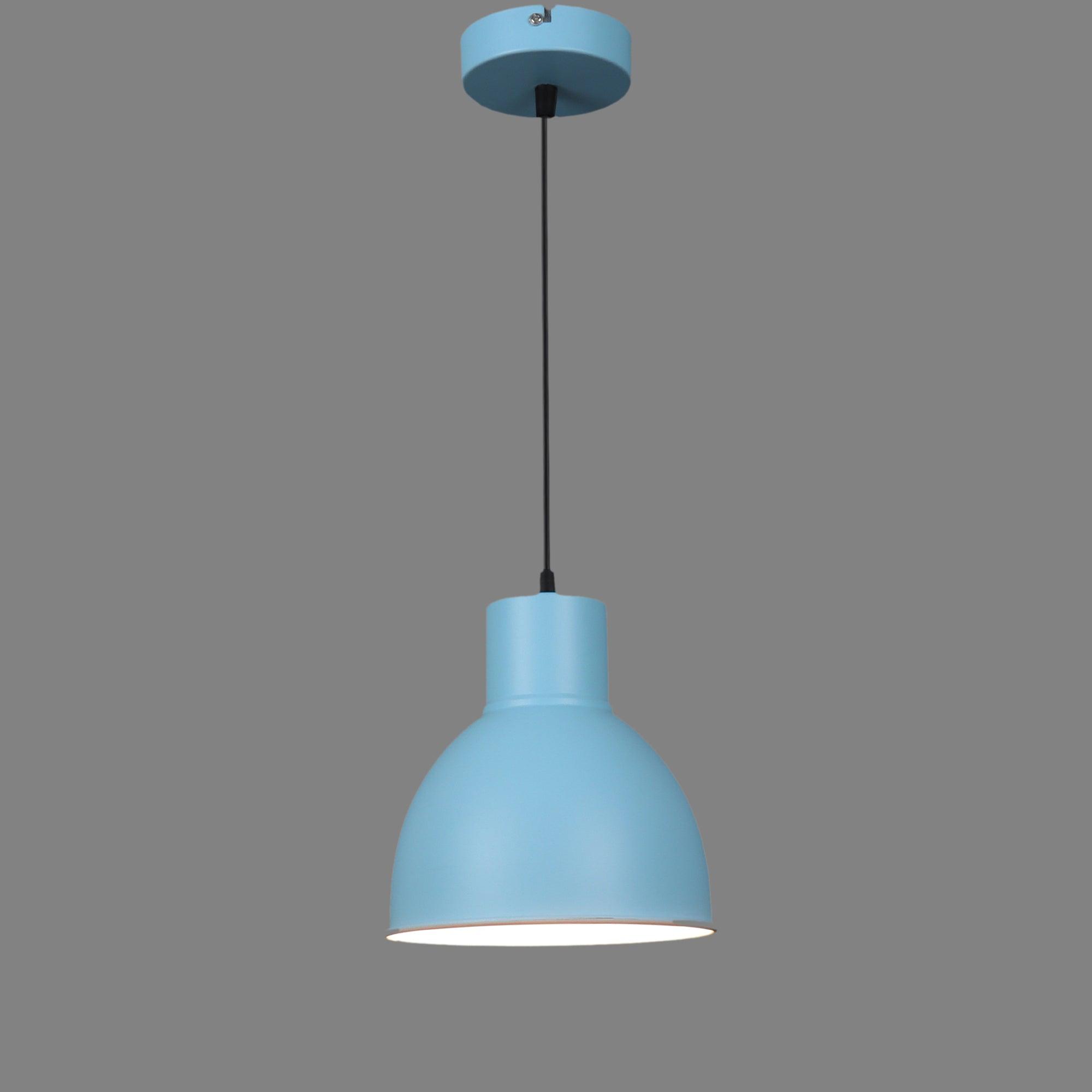 1965 Monging Blue Hanging Light by SS Lightings - Ouch Cart 