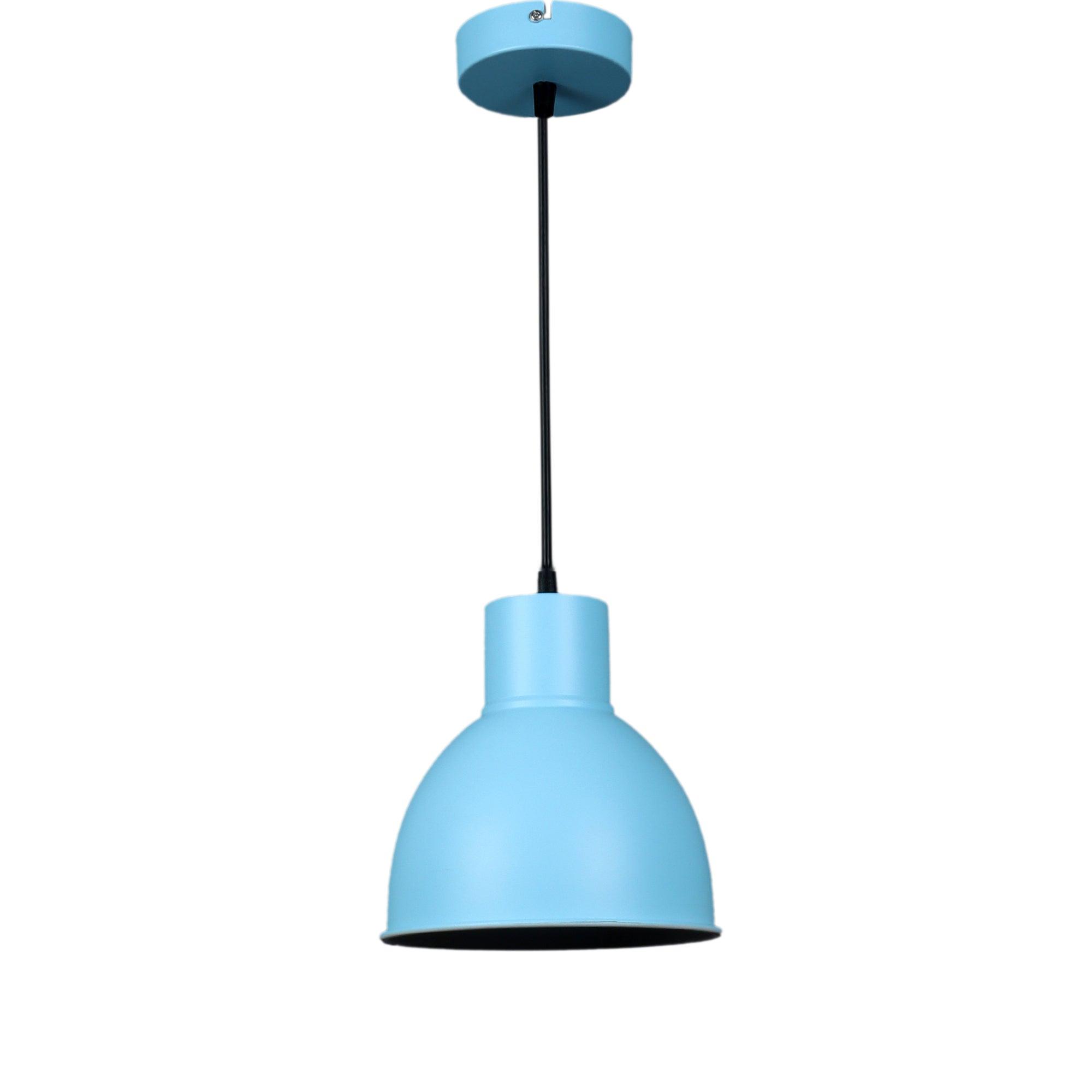 1965 Monging Blue Hanging Light by SS Lightings - Ouch Cart 