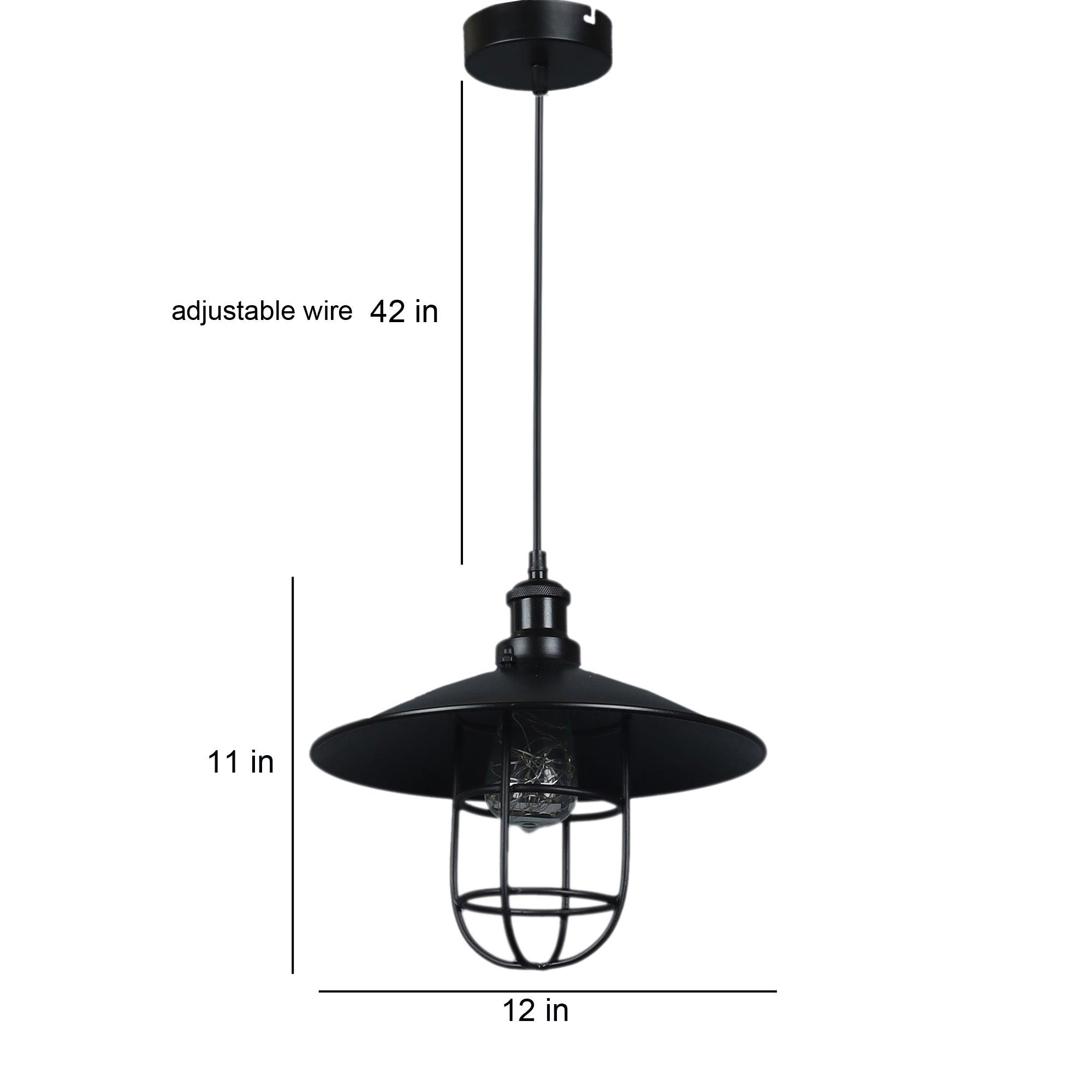 Studio Black Hanging Light by SS Lightings - Ouch Cart 