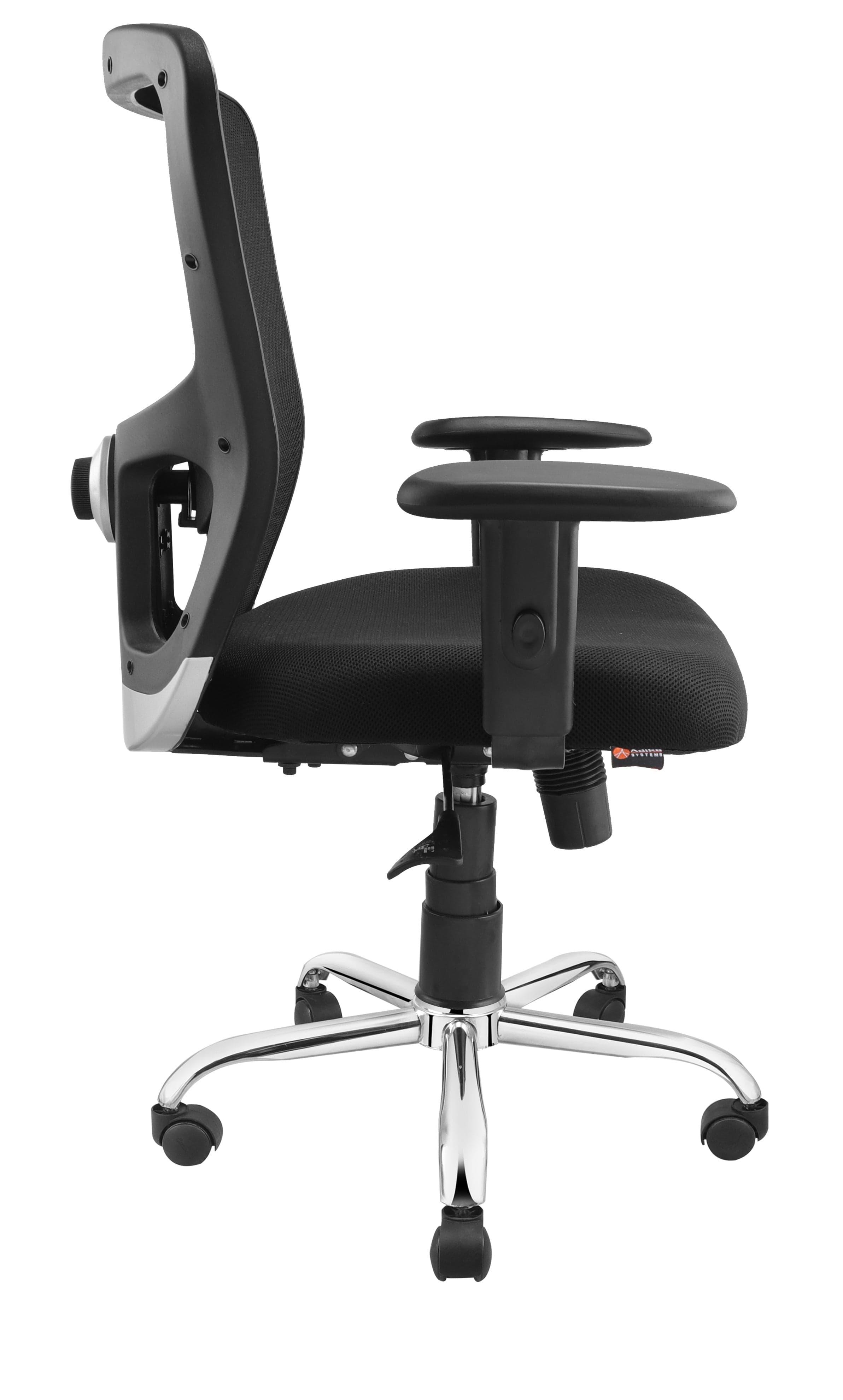 Jaunty Medium Back Ergonomic Office Chair - Ouch Cart 