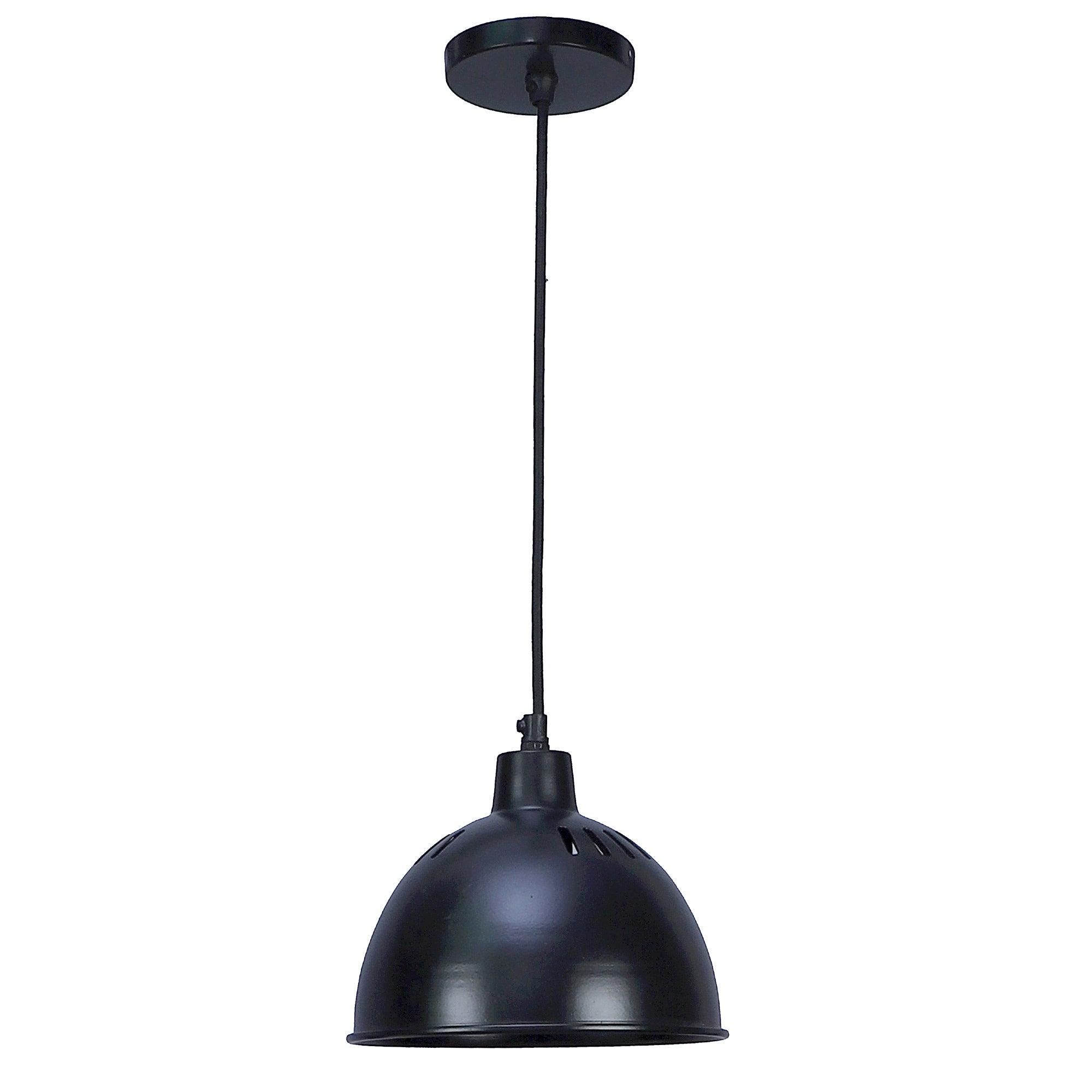 All Black Metal Hanging Light by SS Lightings - Ouch Cart 